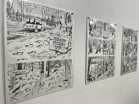 Nick Bunch Original Pages from "The Resurrection of Low Down Coyote"