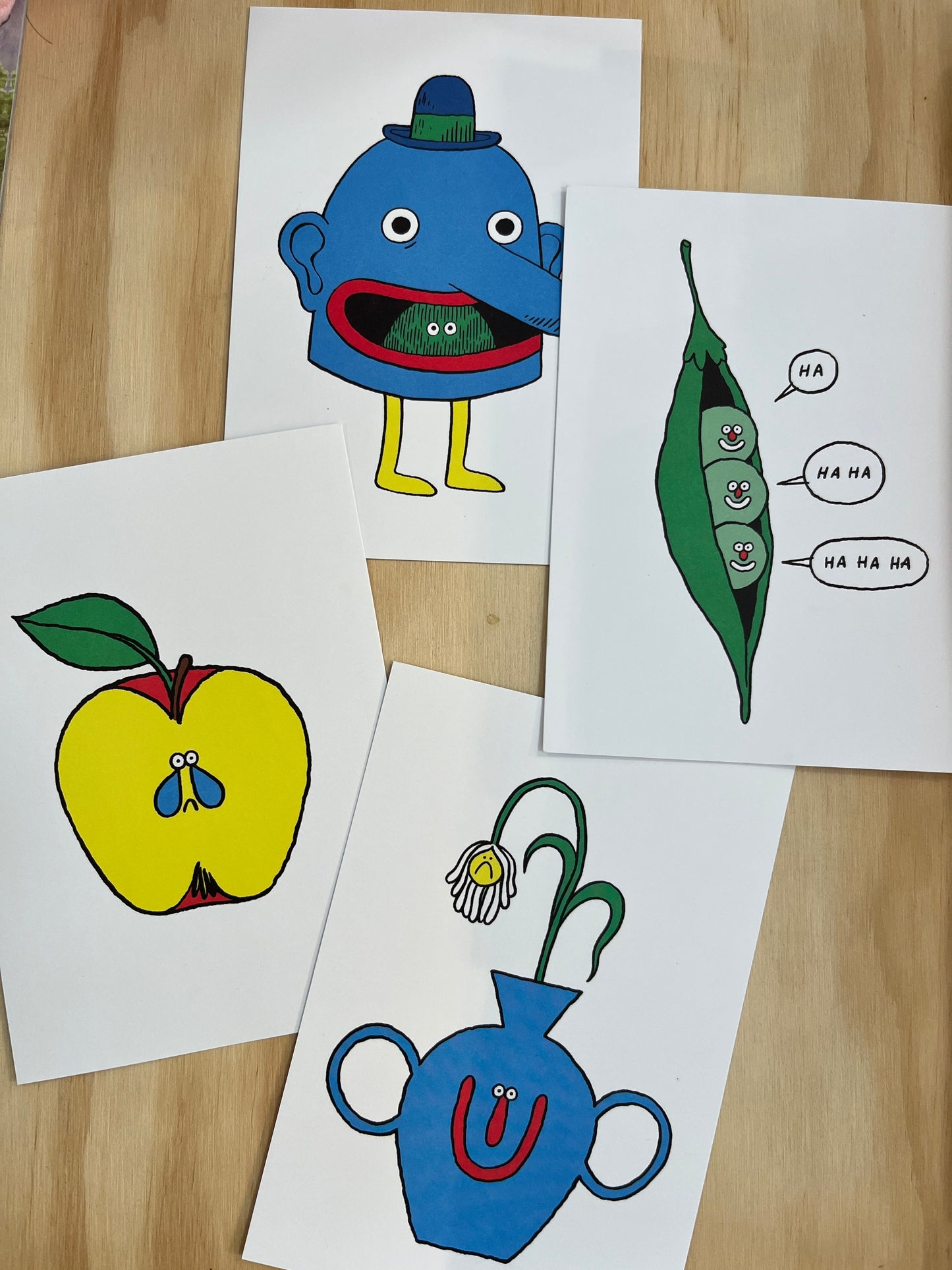 Paniktotem Postcard Set - Nadine Redlich