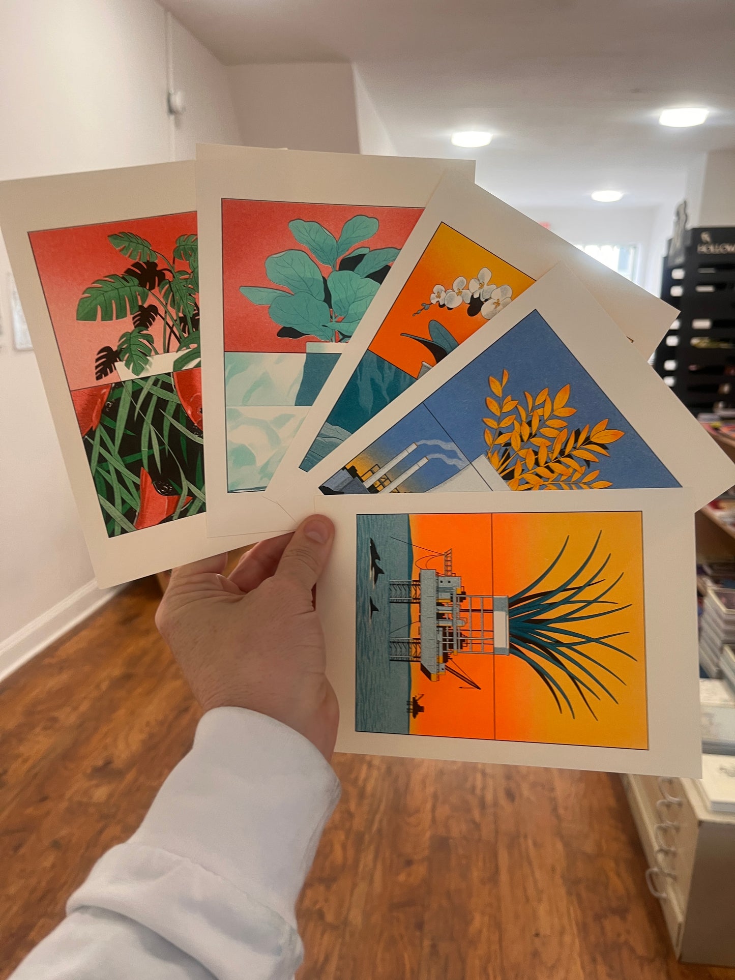 Anuj Shrestha Flora/Fauna Set of 5 Mini Prints