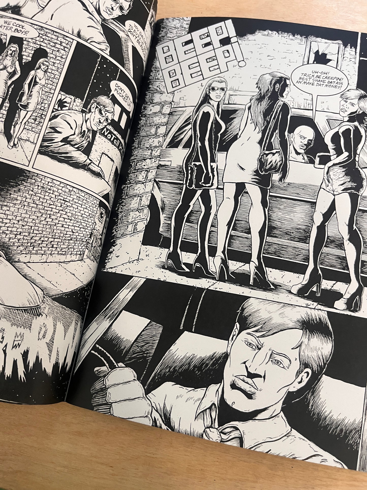 The Derelict/Other Side of Town Flip Book Comic