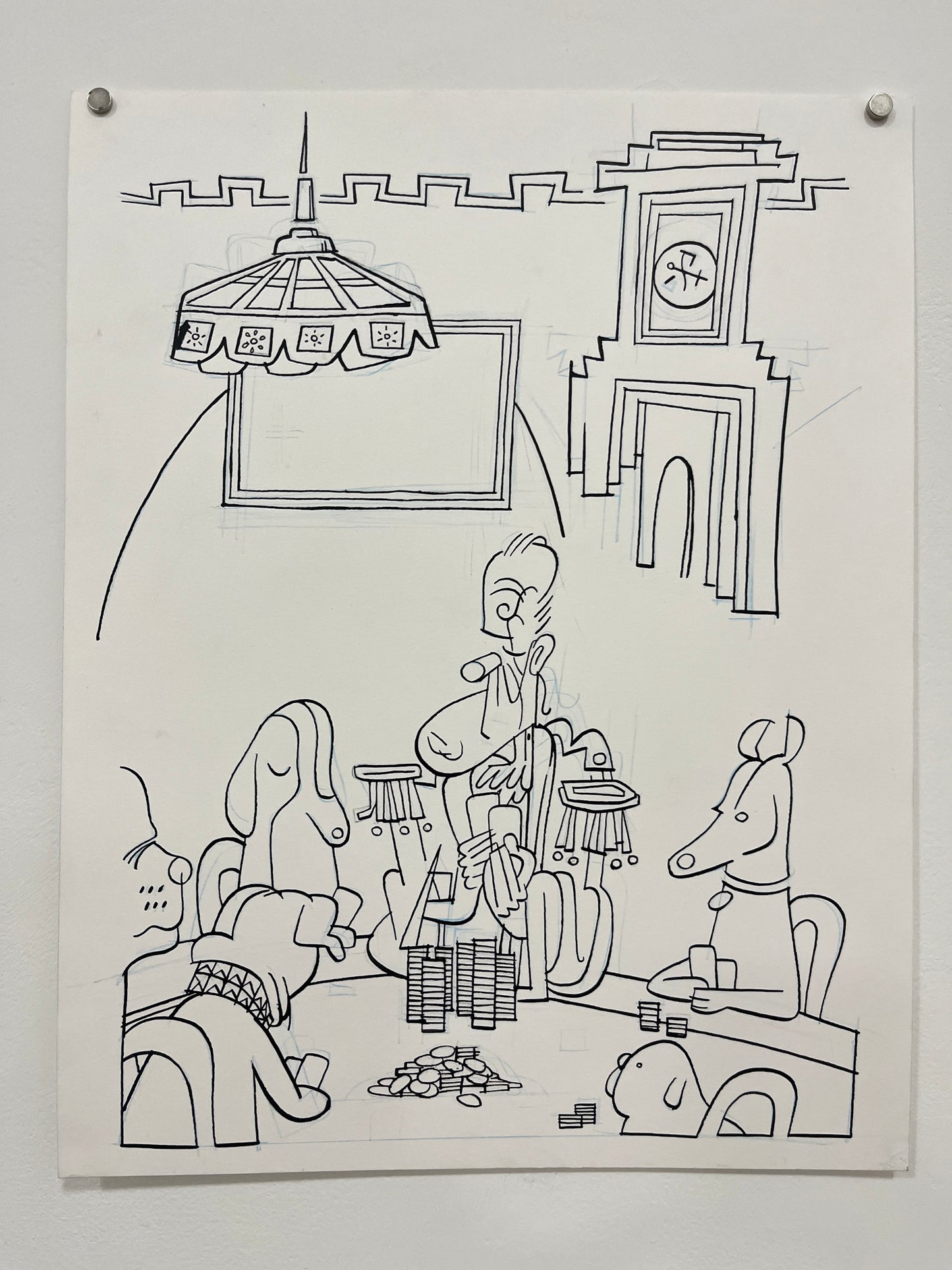 Max Huffman Dogtangle Originals 11 x 14"