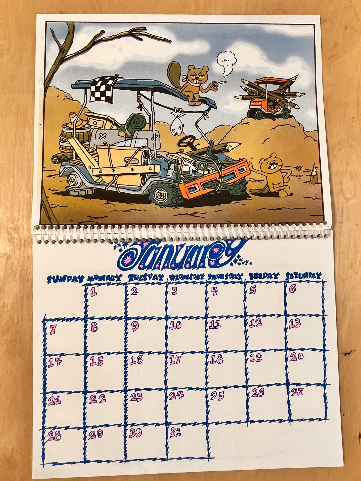 At the Car Show: 2024 Calendar