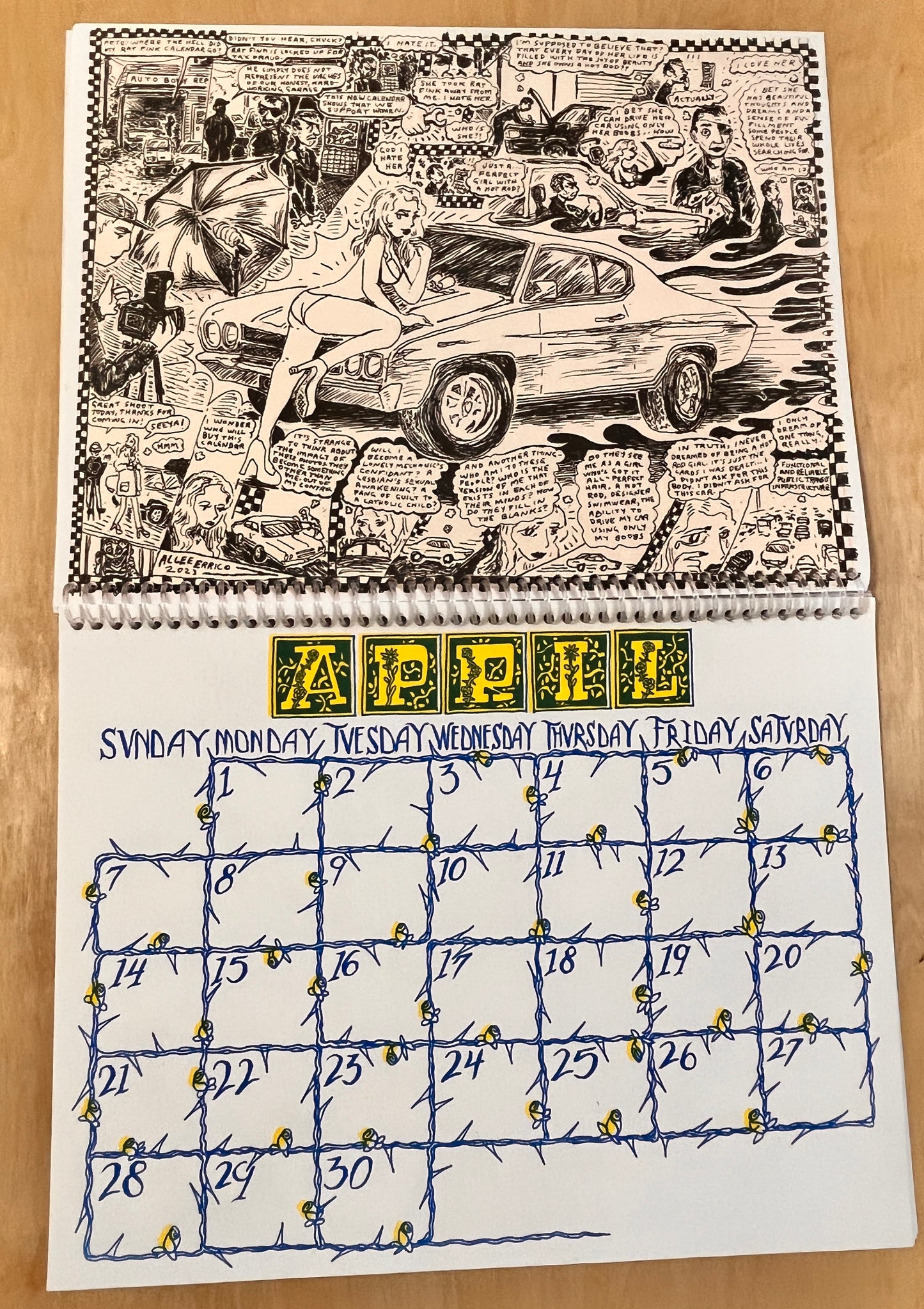 At the Car Show: 2024 Calendar