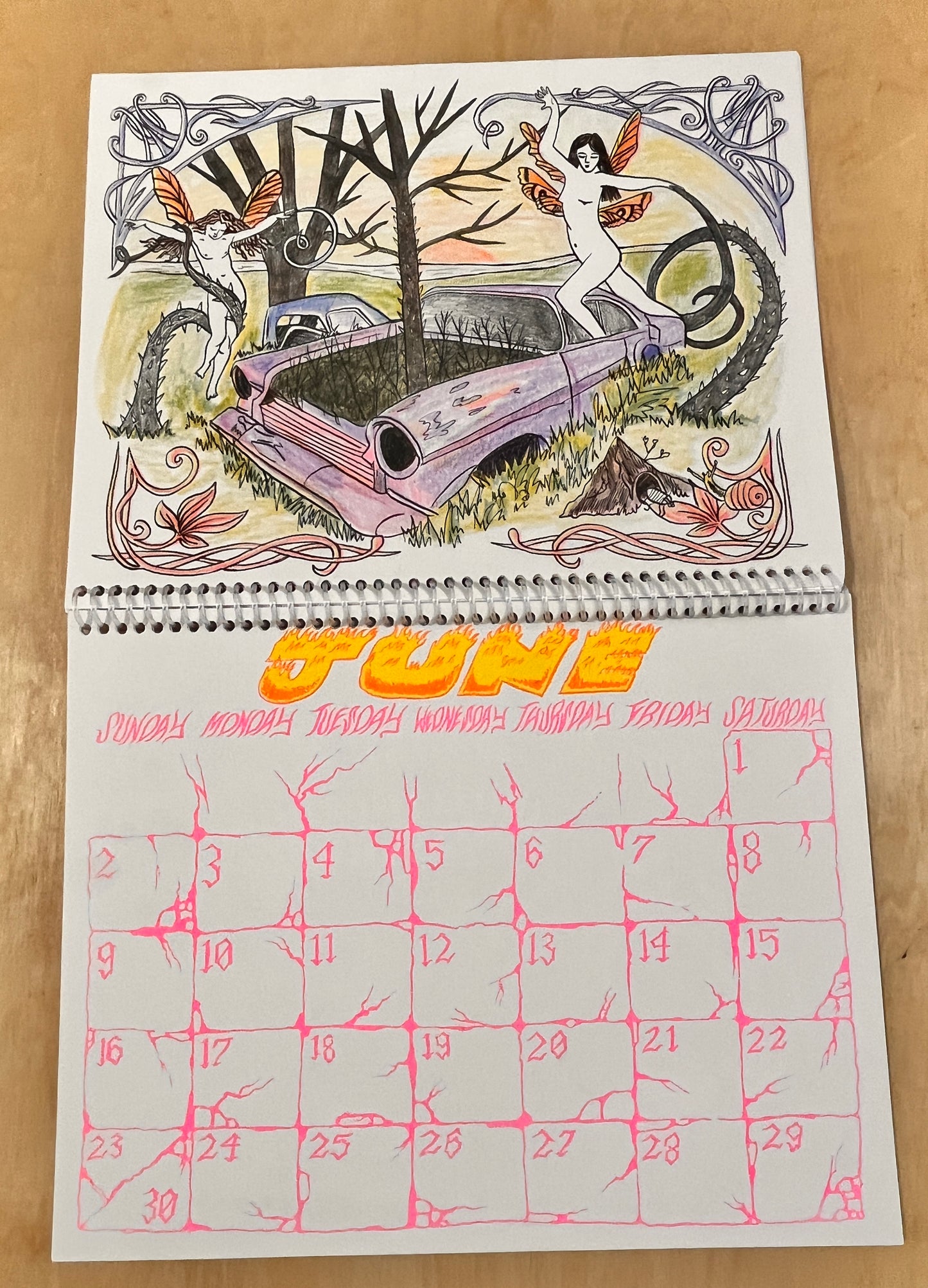 At the Car Show: 2024 Calendar