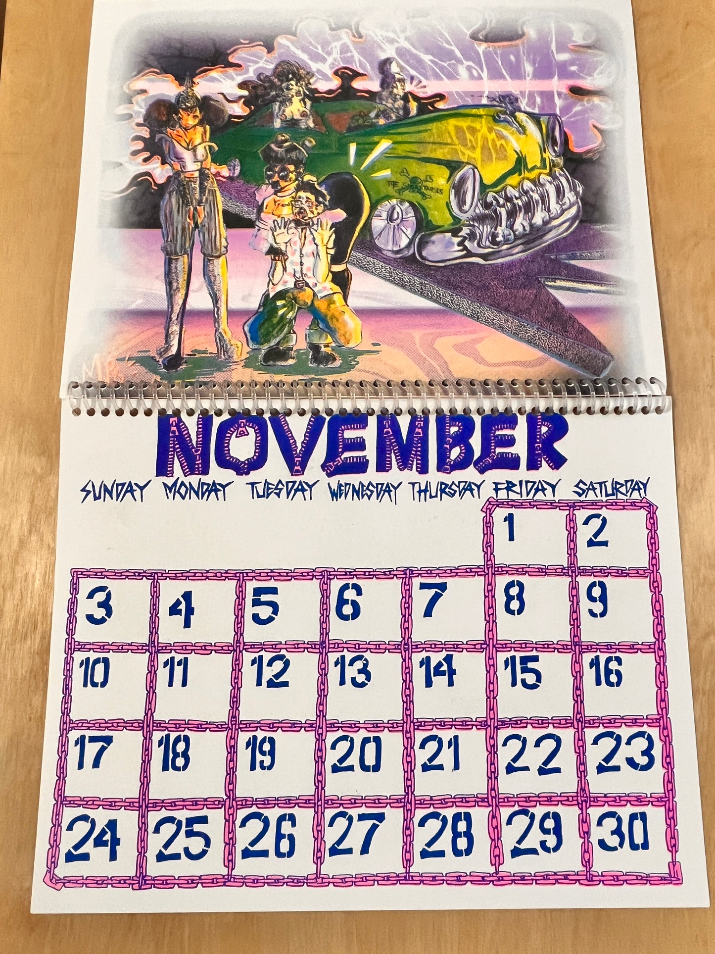 At the Car Show: 2024 Calendar