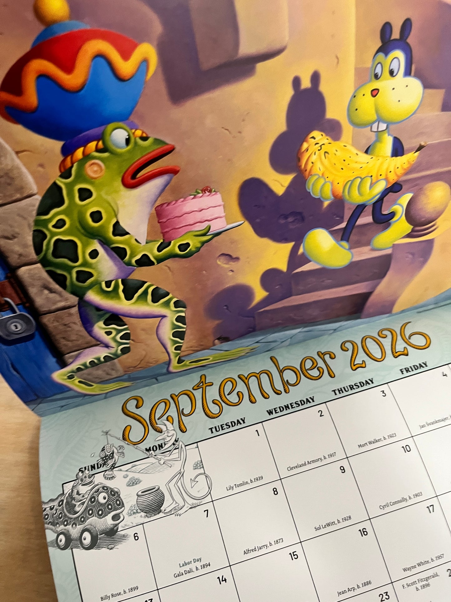 Jim Woodring 2026 Art Calendar