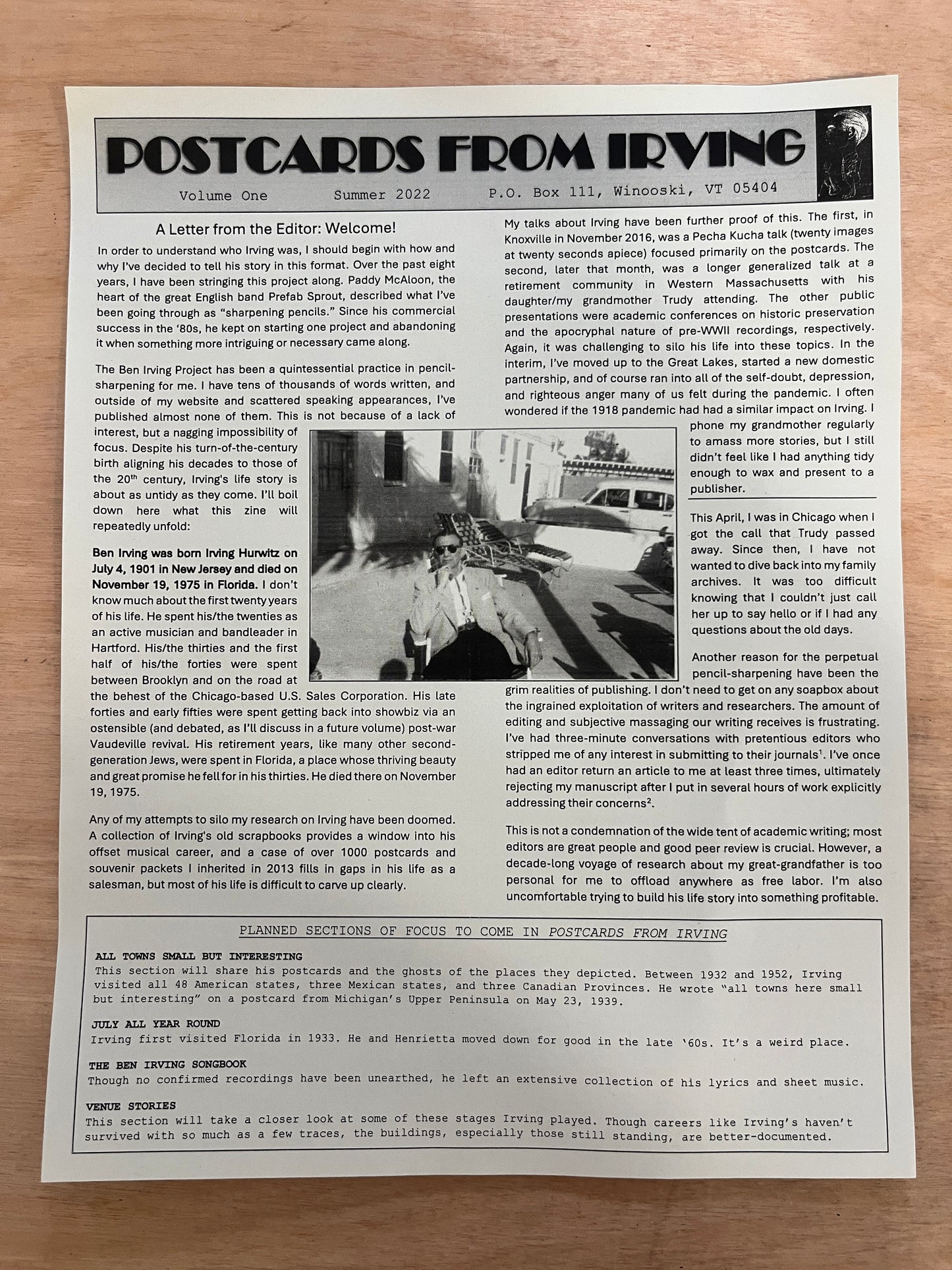 Postcards from Irving