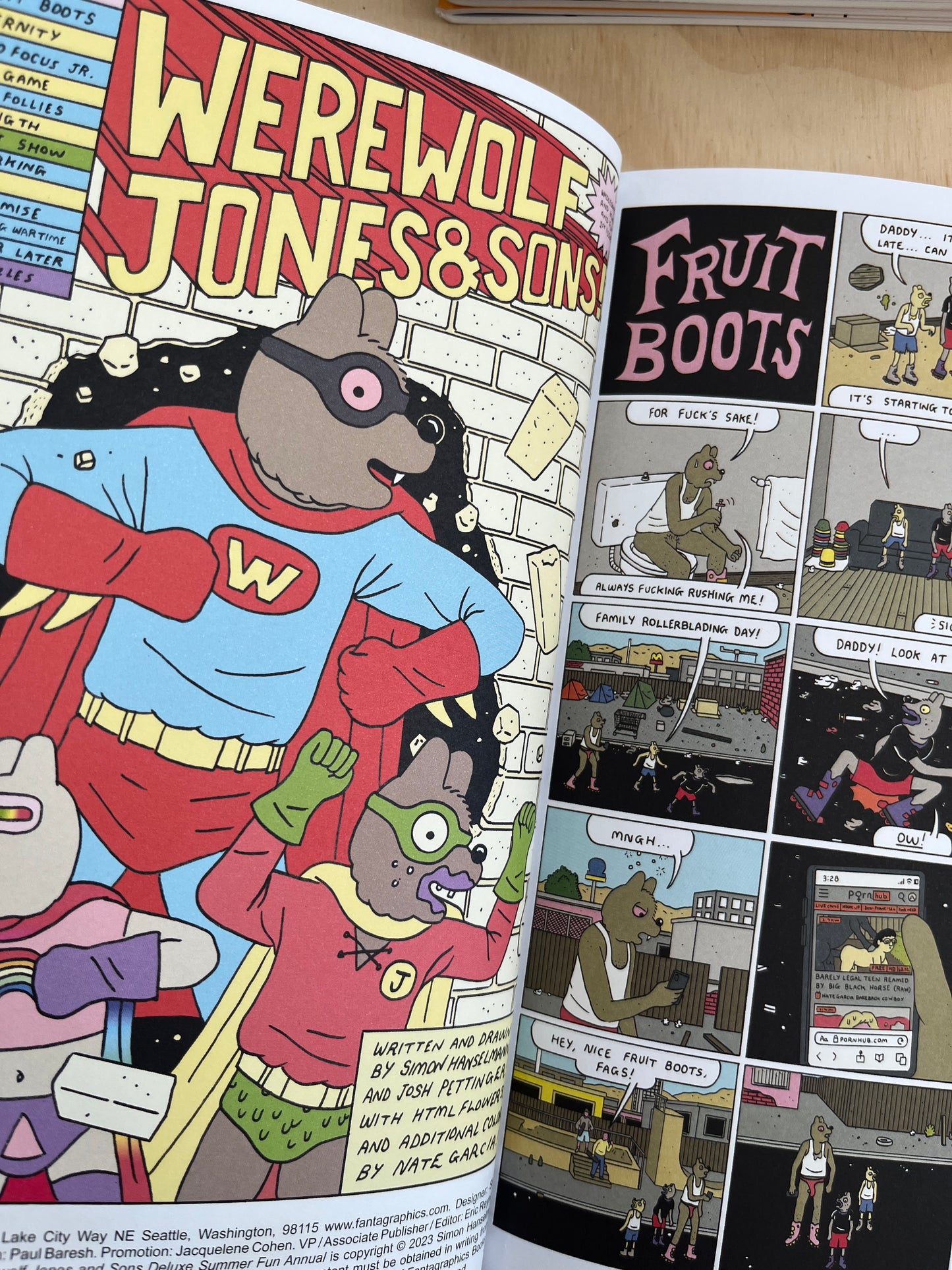 Werewolf Jones & Sons Deluxe Summer Fun Annual