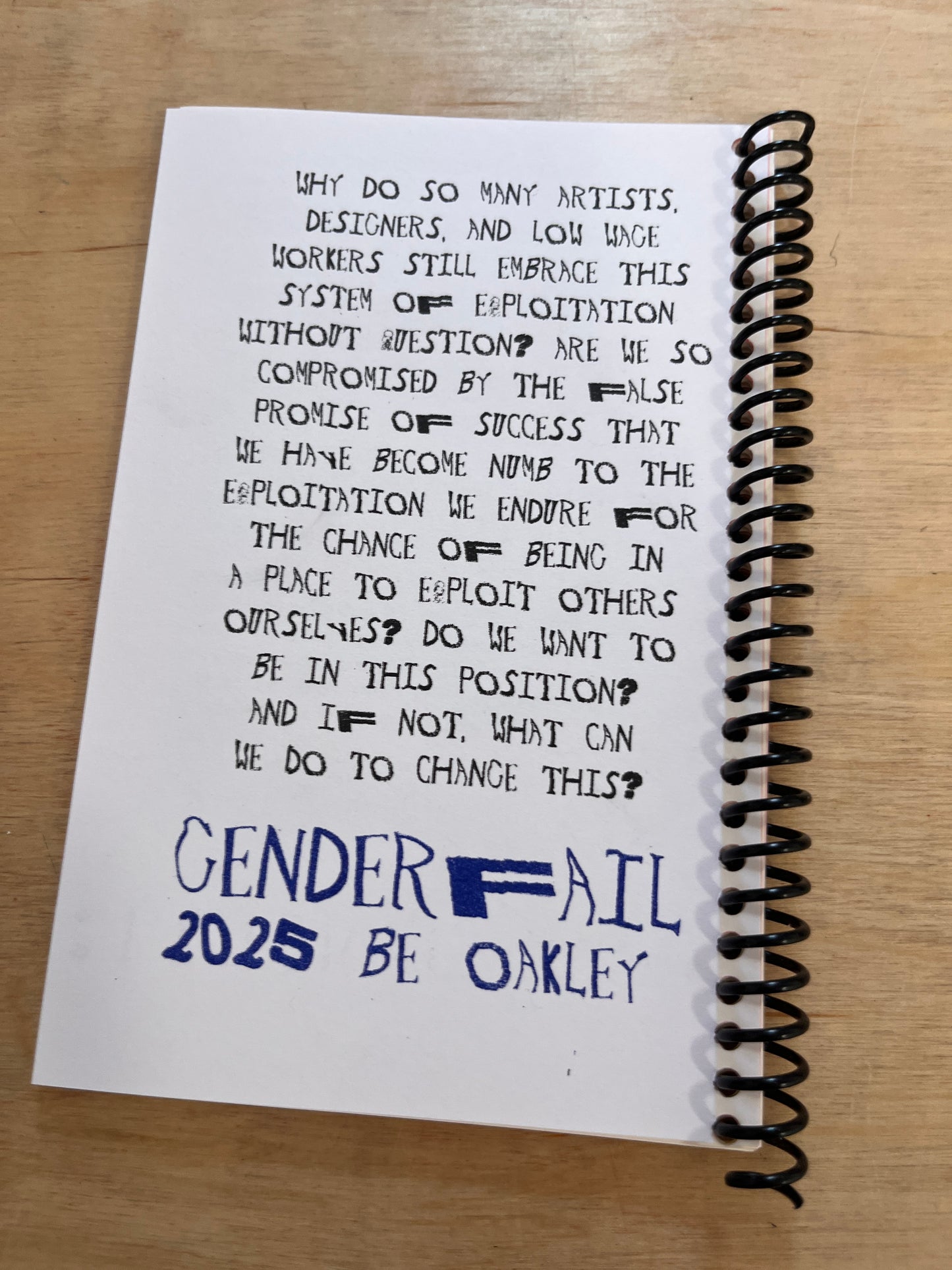 Notes on Anti-capitalist Solidarity: An Essay for the Working Class Artist