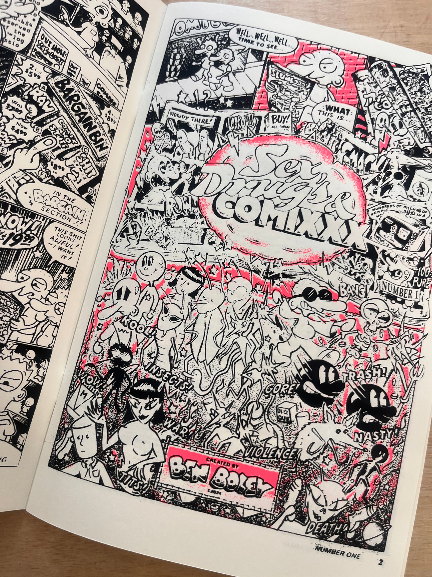 Sex, Drugs & Comixxx #1 Deluxe Edition (Screen Printed Edition)