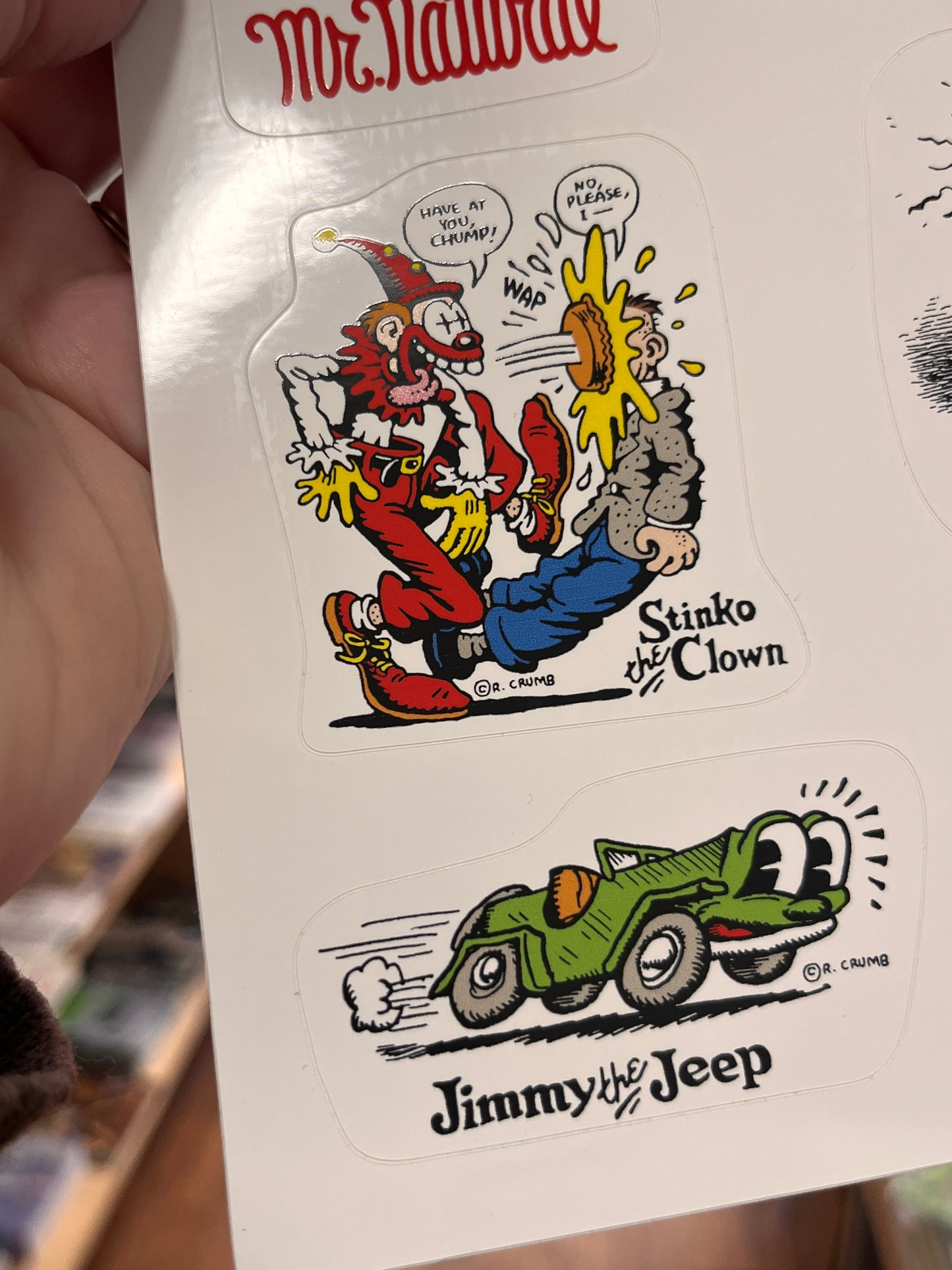 R. Crumb Sticker Sheet