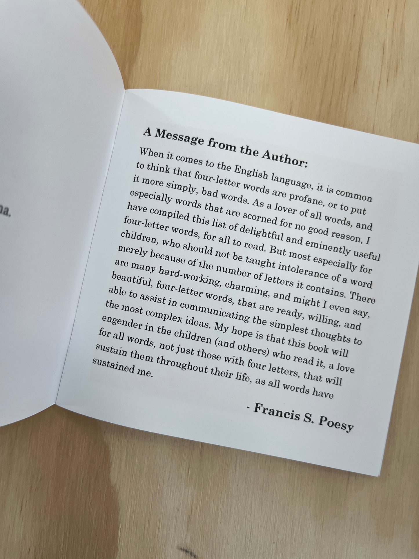 A Child's Treasury of Four-Letter Words