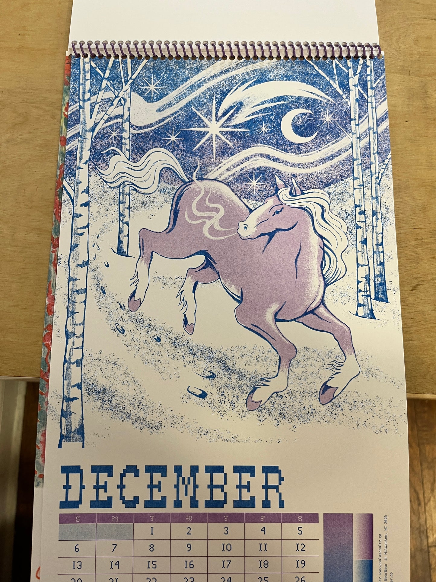 2026 Year of the Horse Riso Calendar