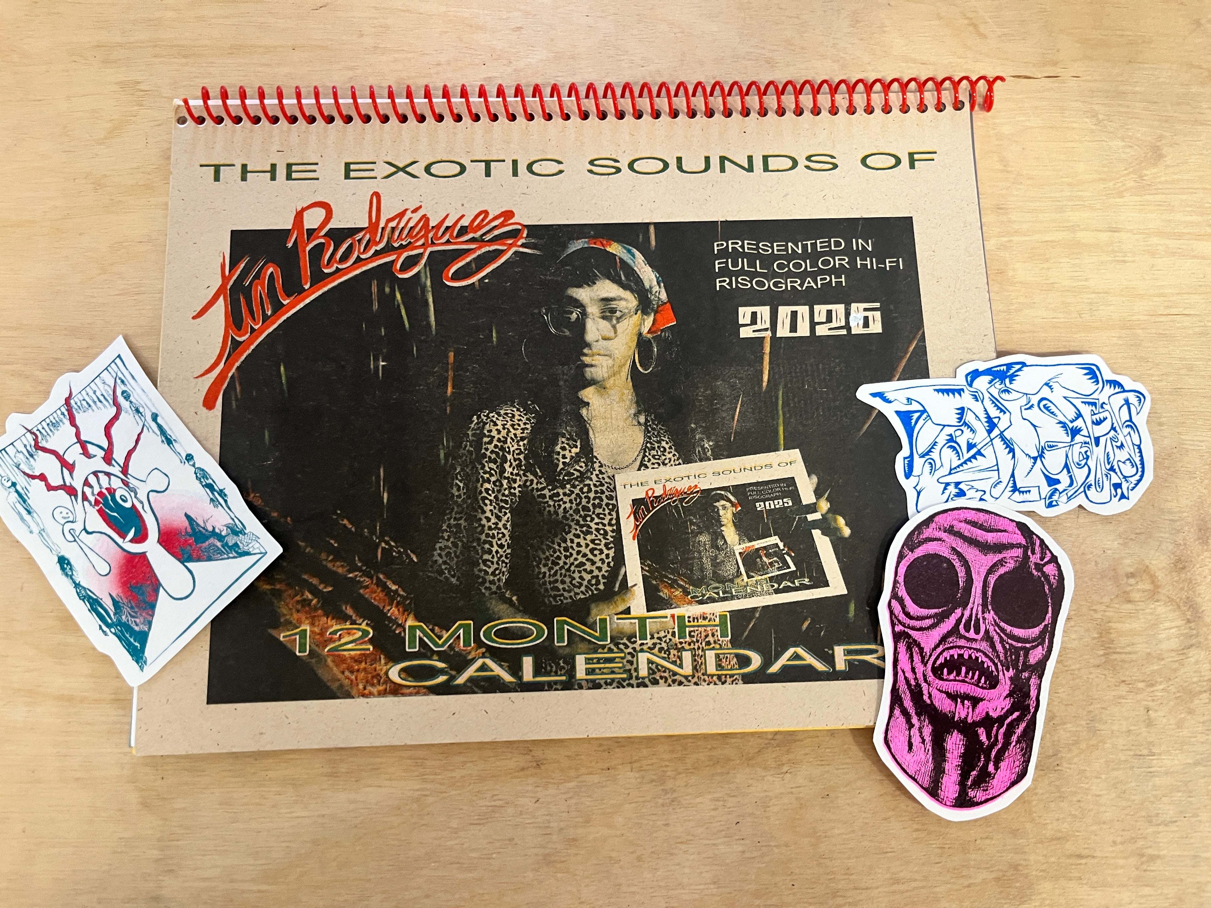 The Exotic Sounds of Tin Rodriguez 2026 Calendar – partnersandson The Exotic Sounds of Tin Rodriguez 2026 Calendar – partnersandson