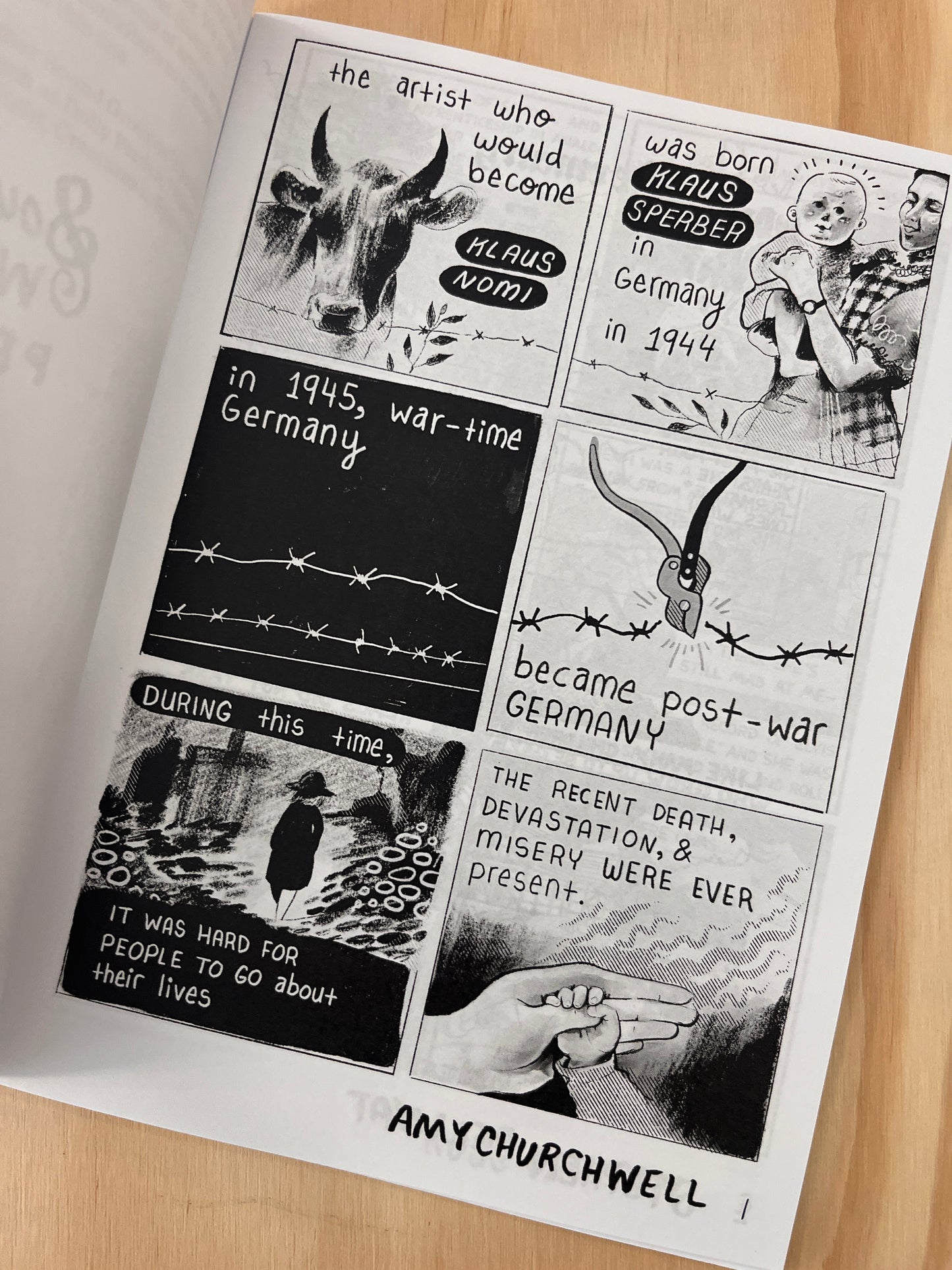 Klaus Nomi: Graphic Biography and Collaborative Anthology