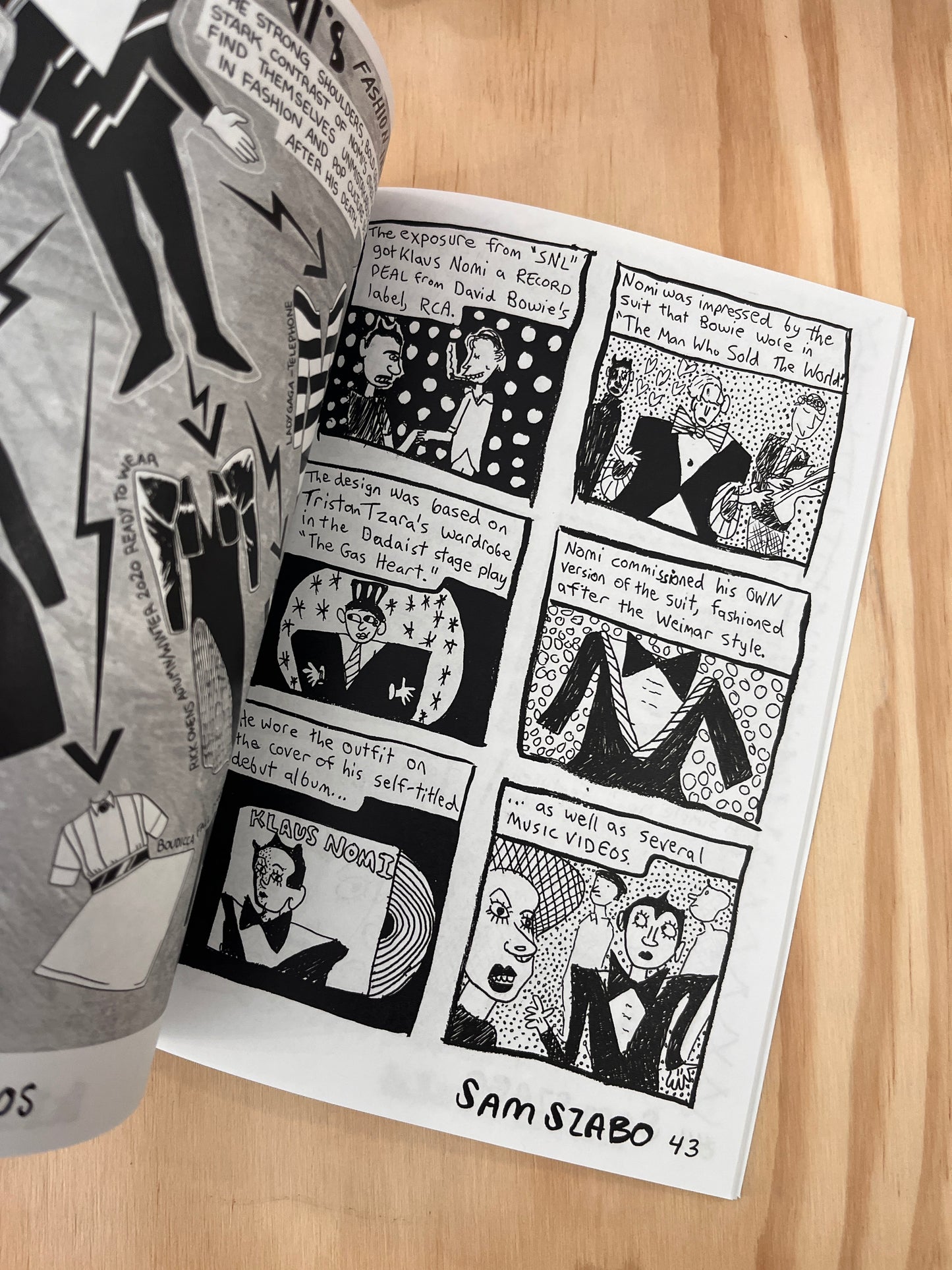 Klaus Nomi: Graphic Biography and Collaborative Anthology