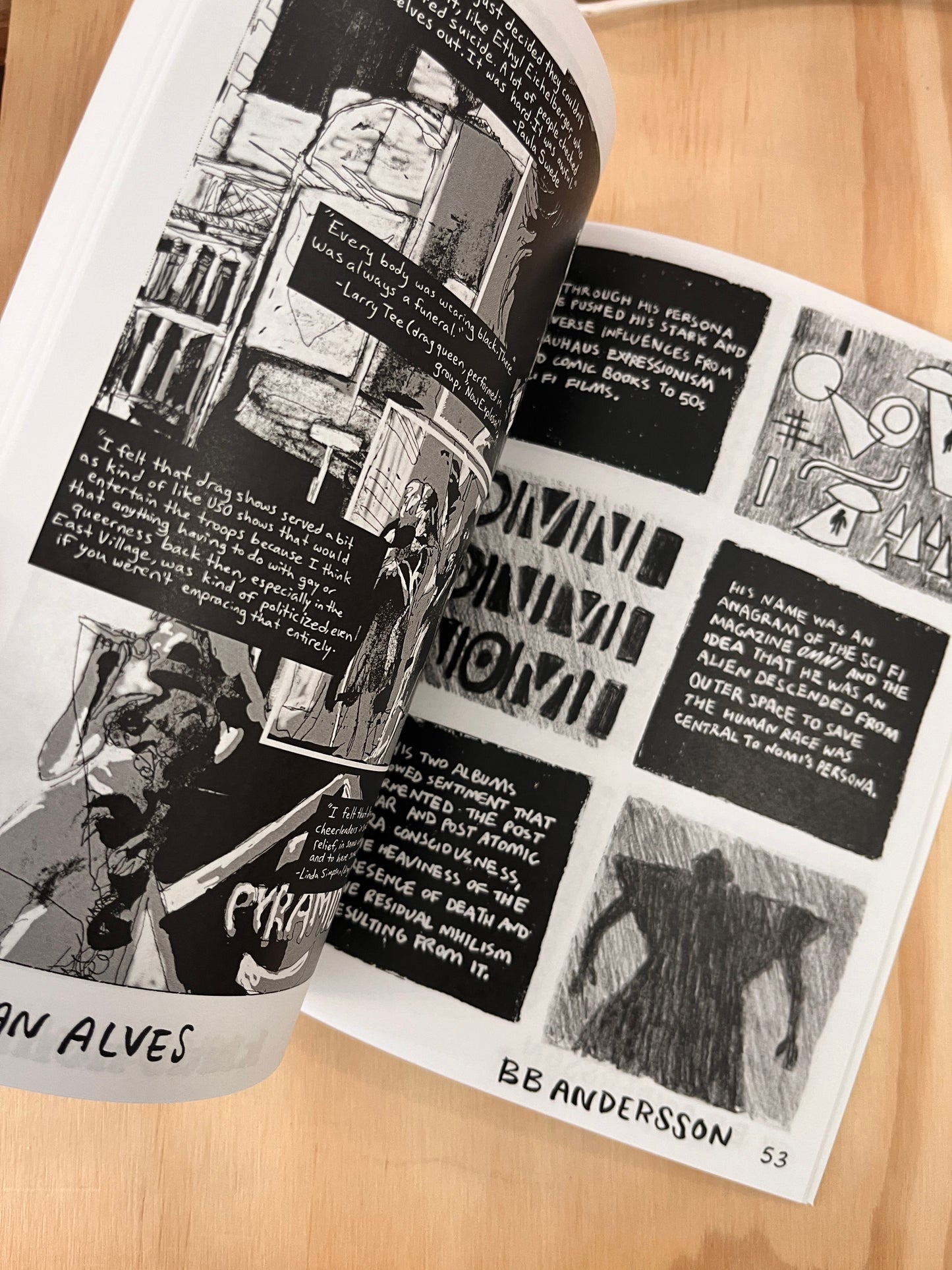 Klaus Nomi: Graphic Biography and Collaborative Anthology