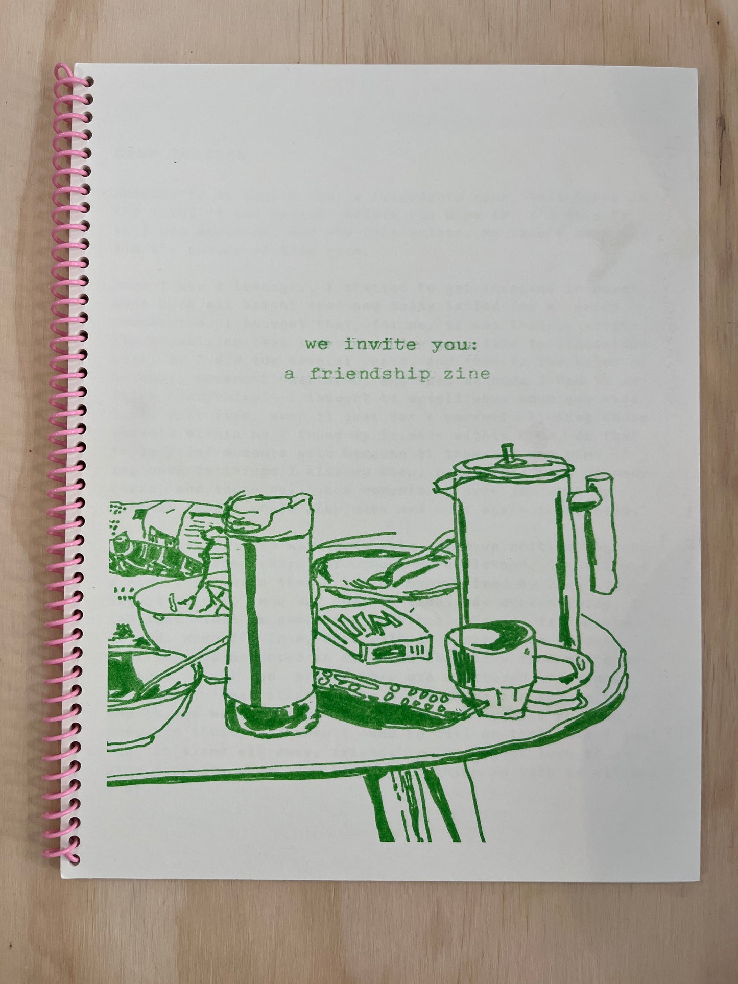 We Invite You: A Friendship Zine