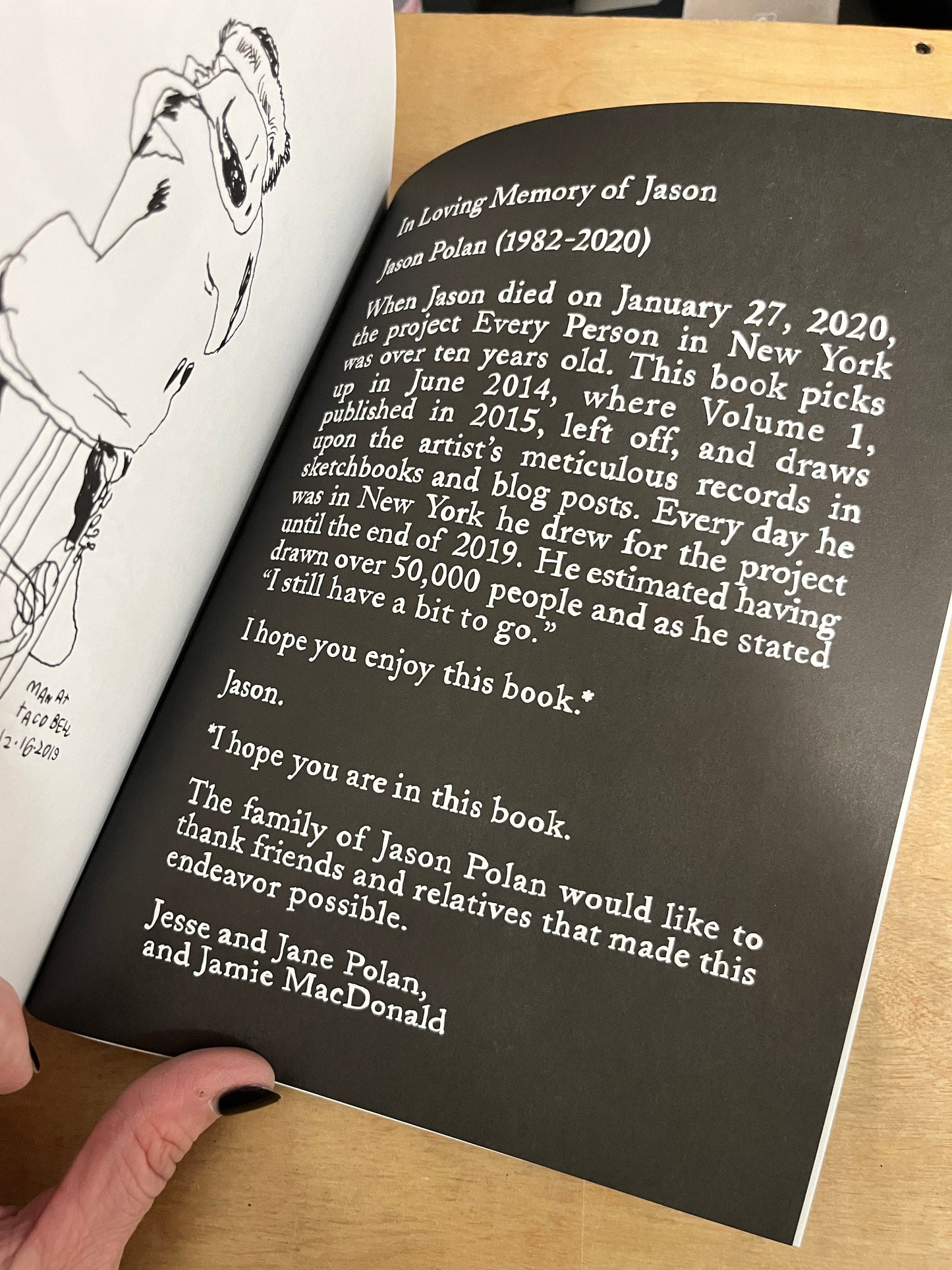 Every Person in New York Volume 2 by Jason Polan