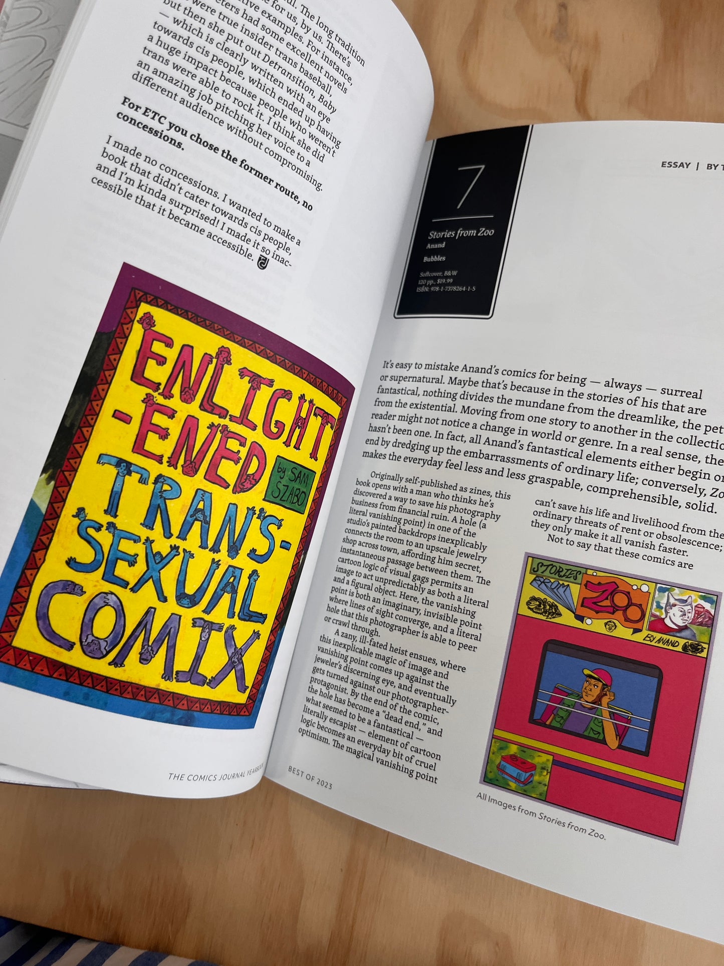 The Comics Journal Yearbook: Best of 2023