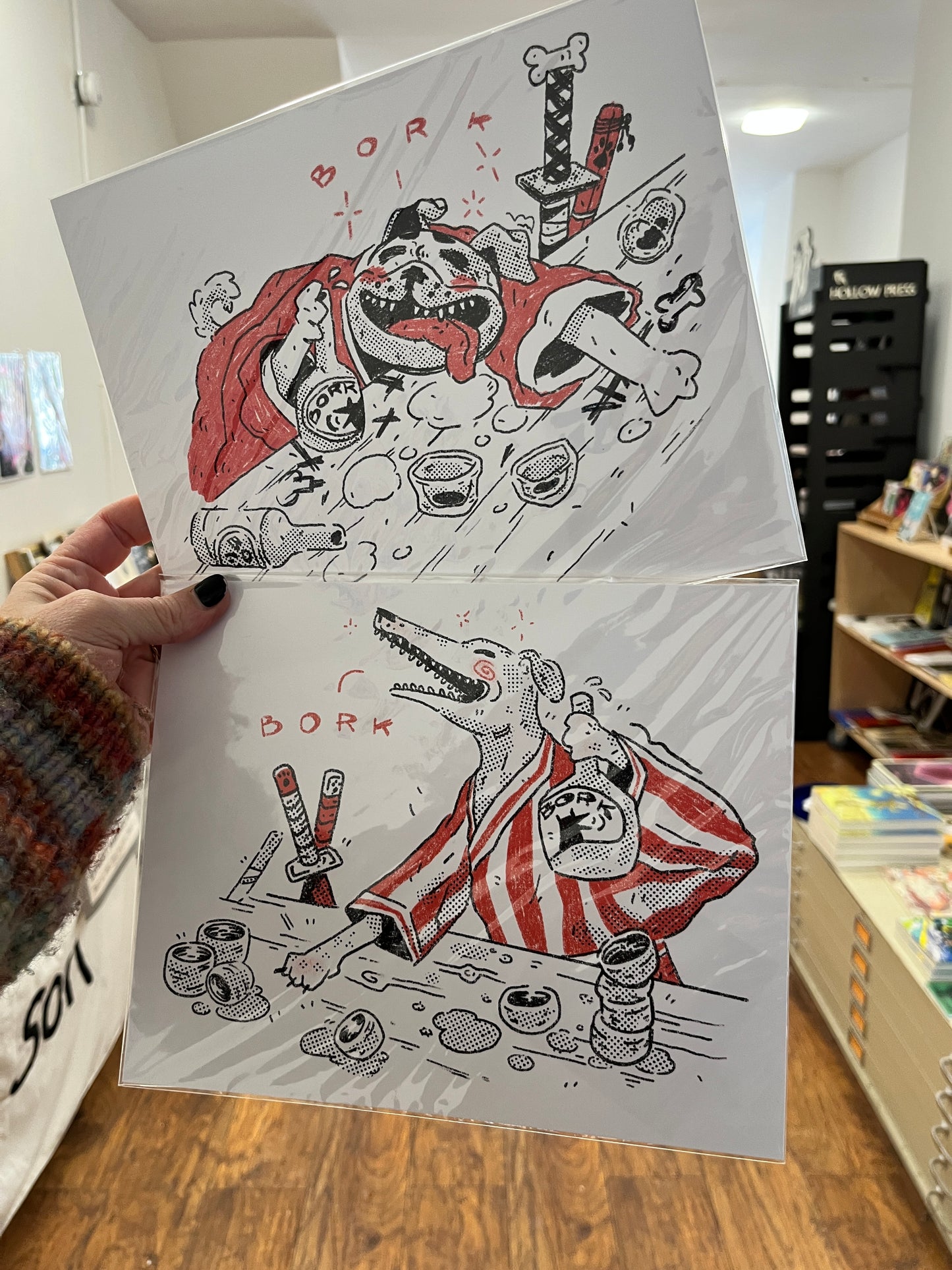 Bork Dog Prints
