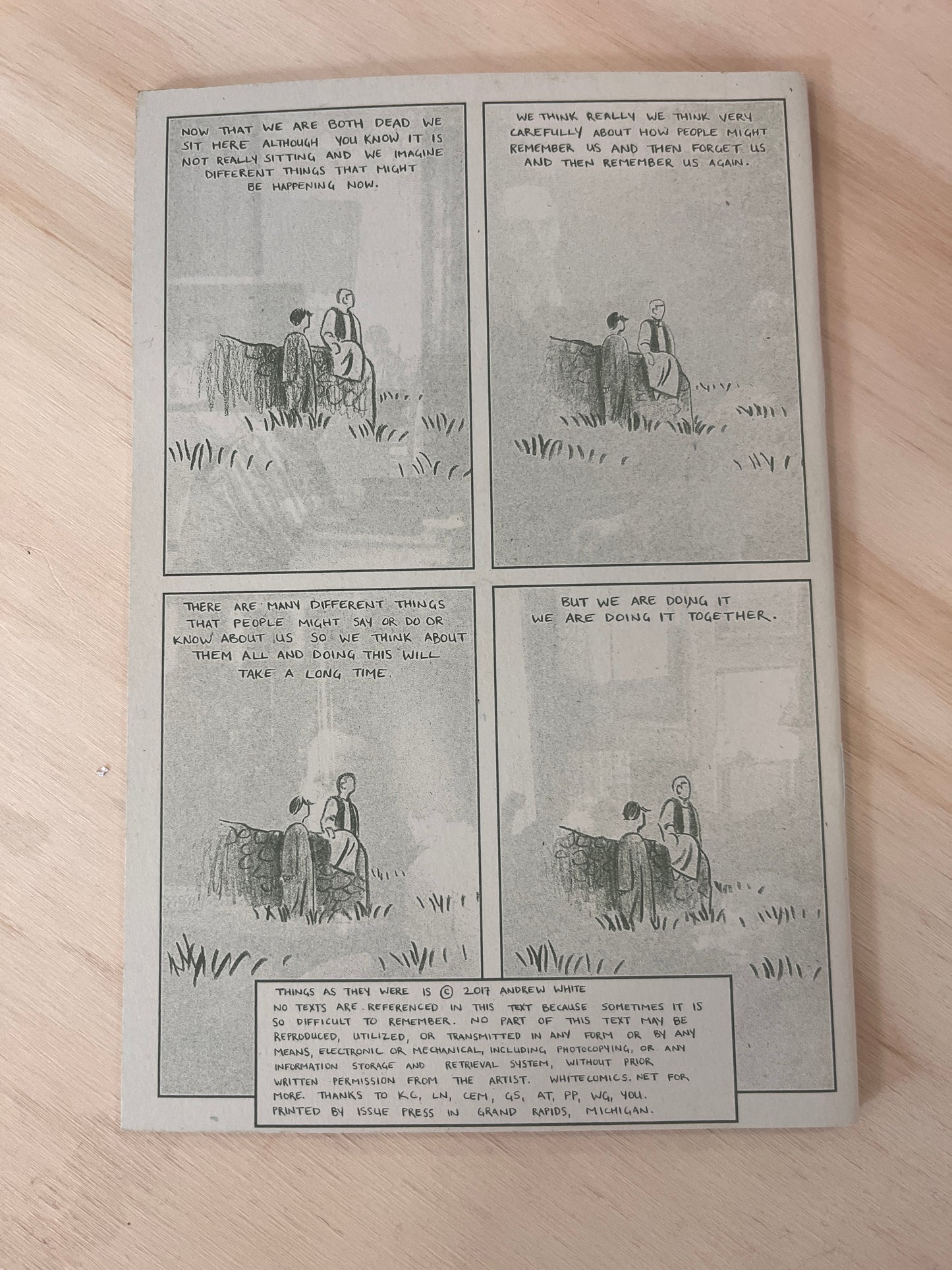 Things as They Were, or a Story in Three Acts