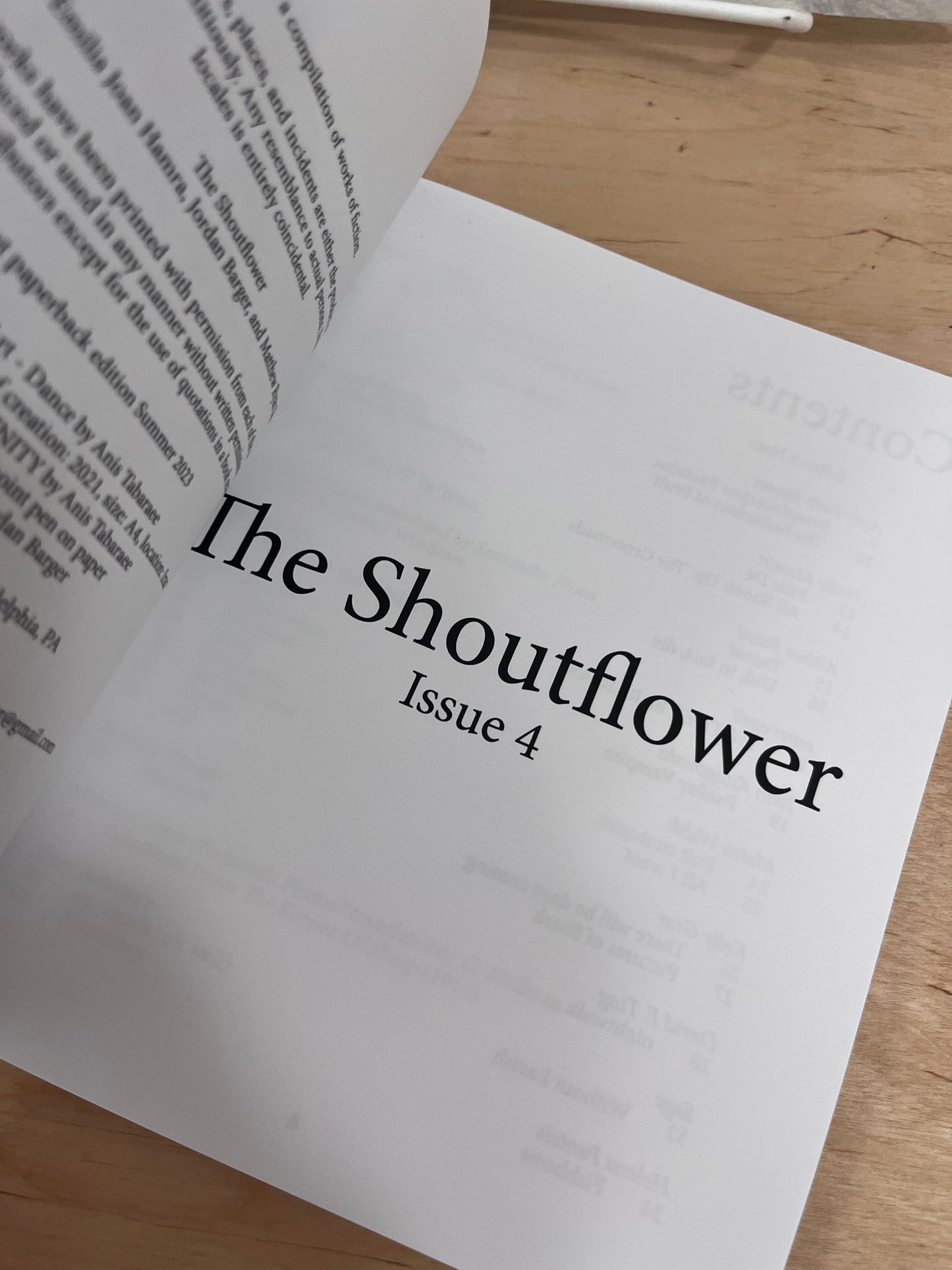 The Shoutflower Issue Four