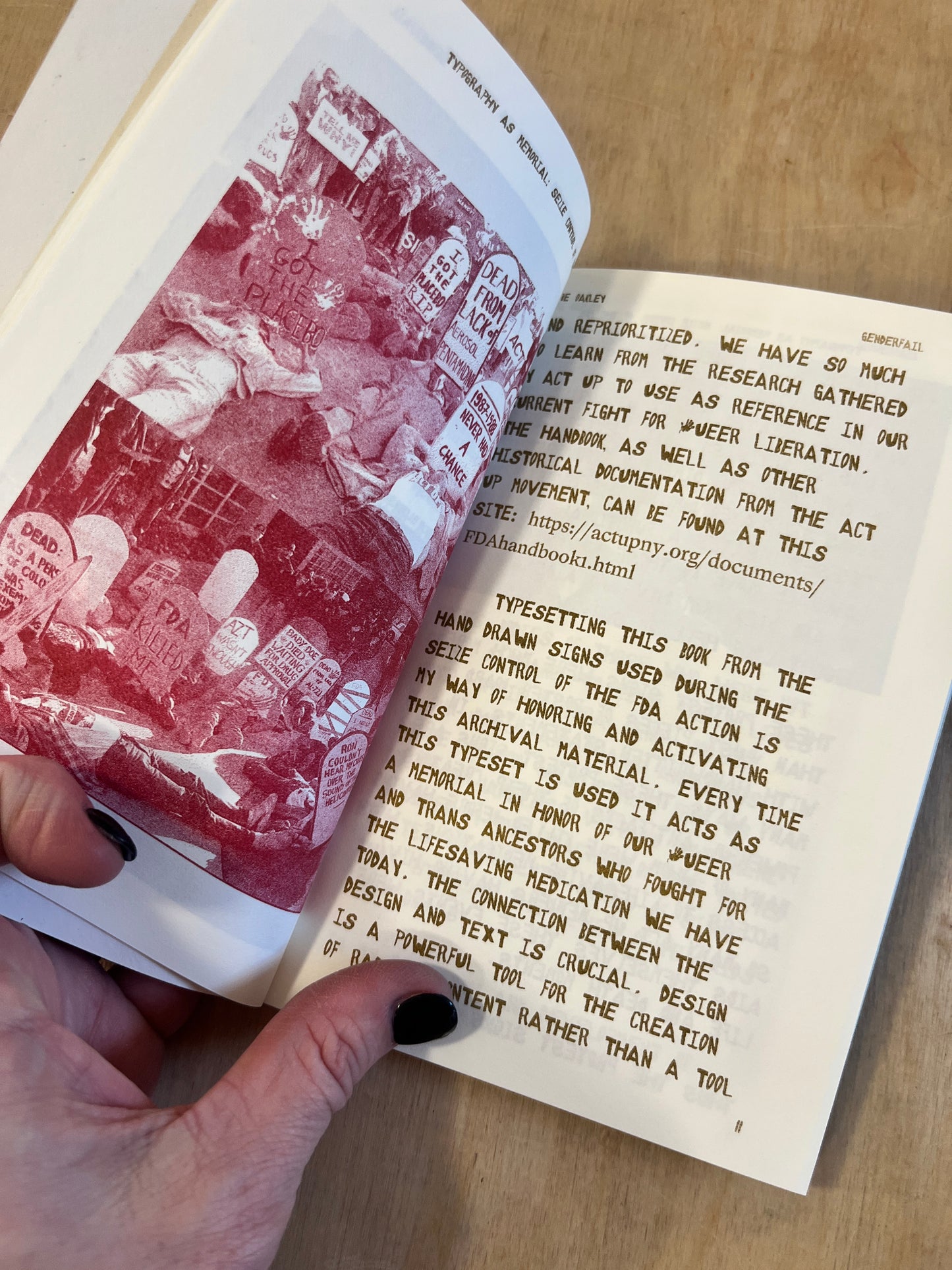 Typography as Memorial - Seize Control of the FDA