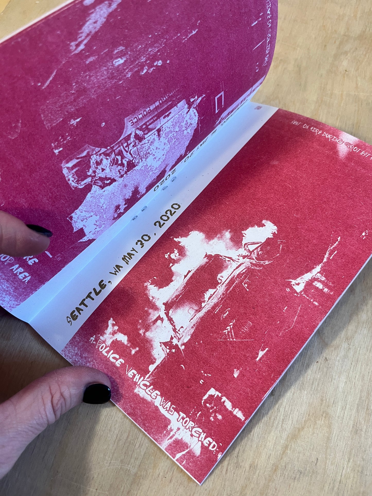 An Imperfect Archive of Police Cars set on Fire during Protests 2020-2025