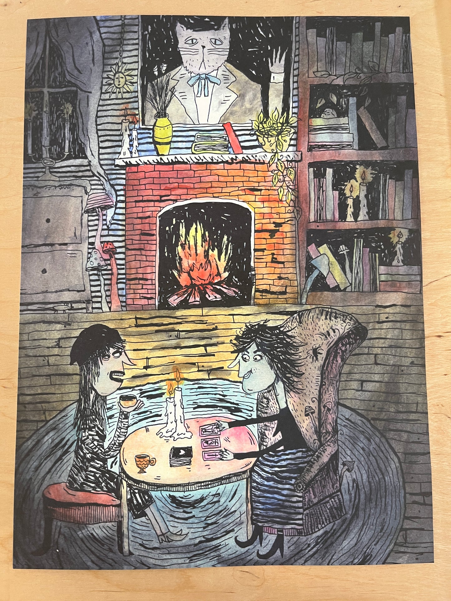 Kelly Egan Print - Witches
