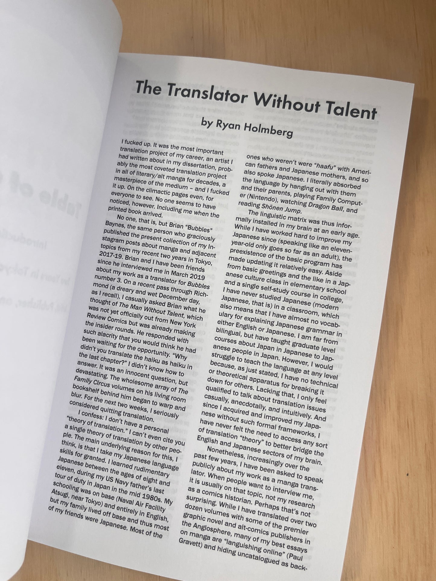 The Translator Without Talent
