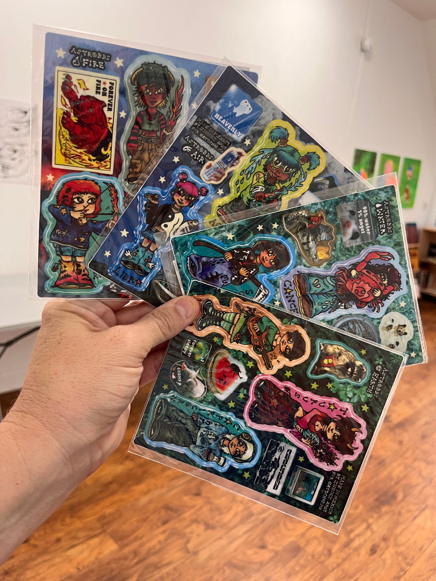 ASTROBBS STICKERS - Inez Estrada