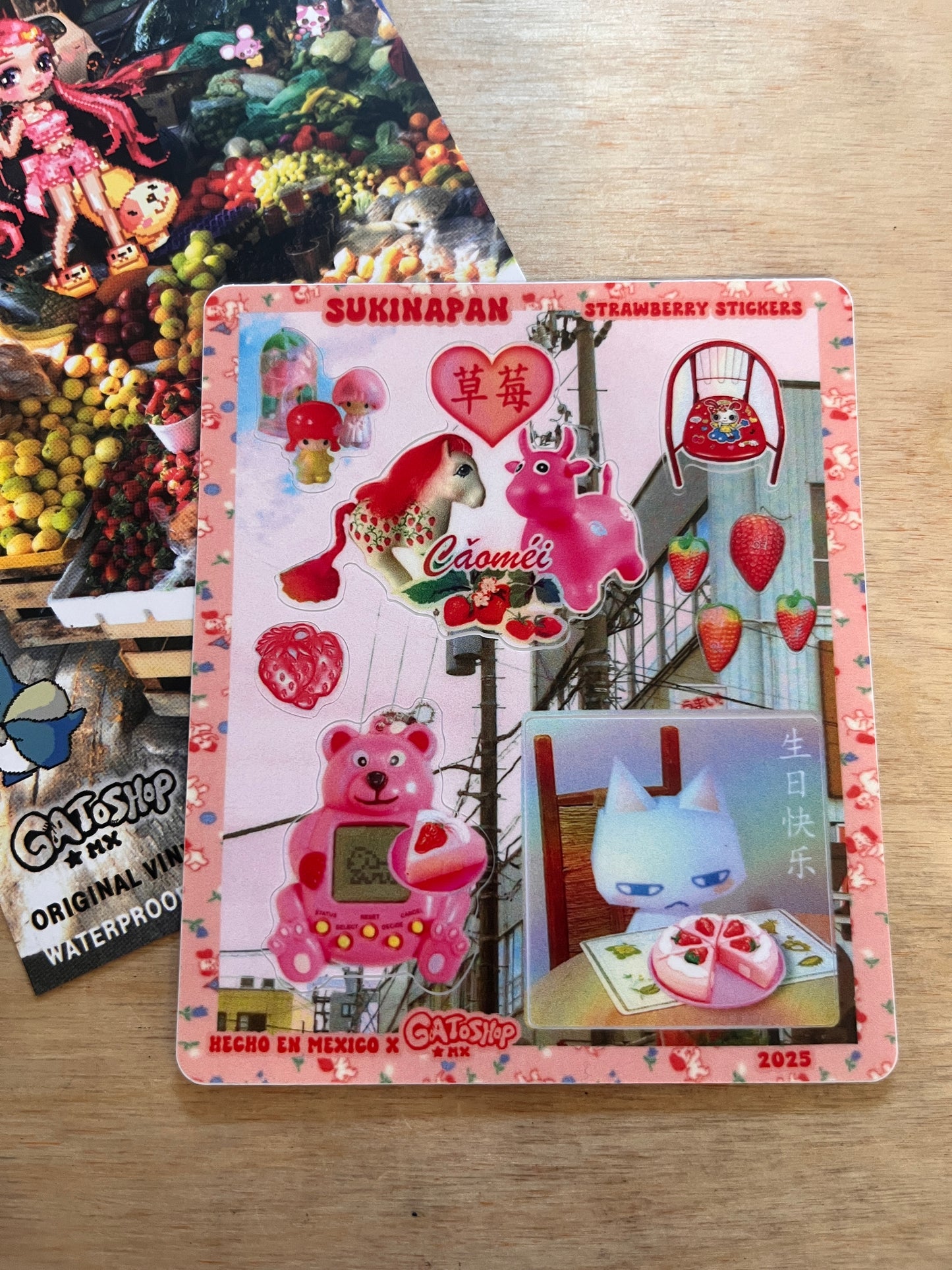 Sunkinapan/Gato Shop Fruit Stickers