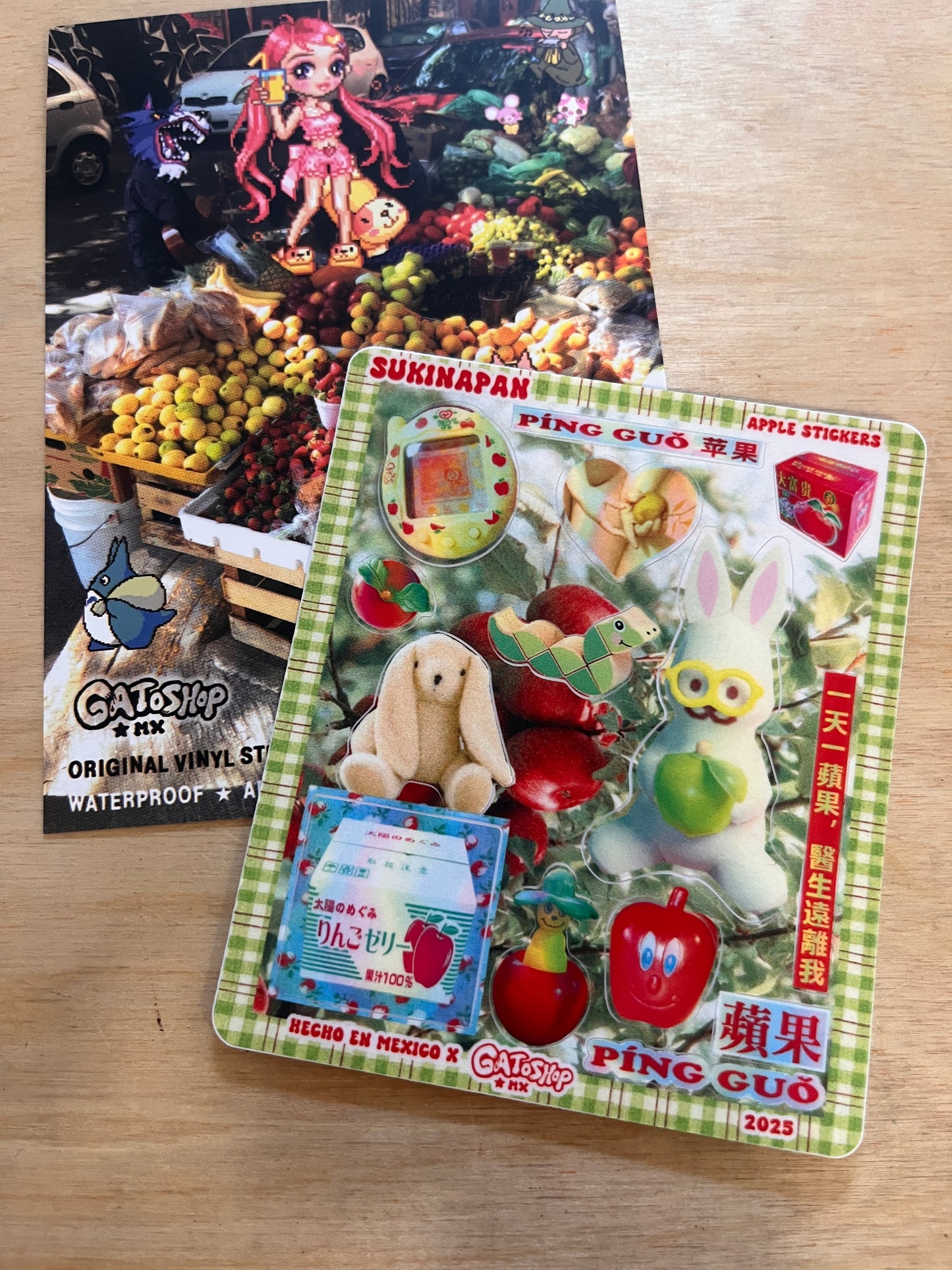 Sunkinapan/Gato Shop Fruit Stickers