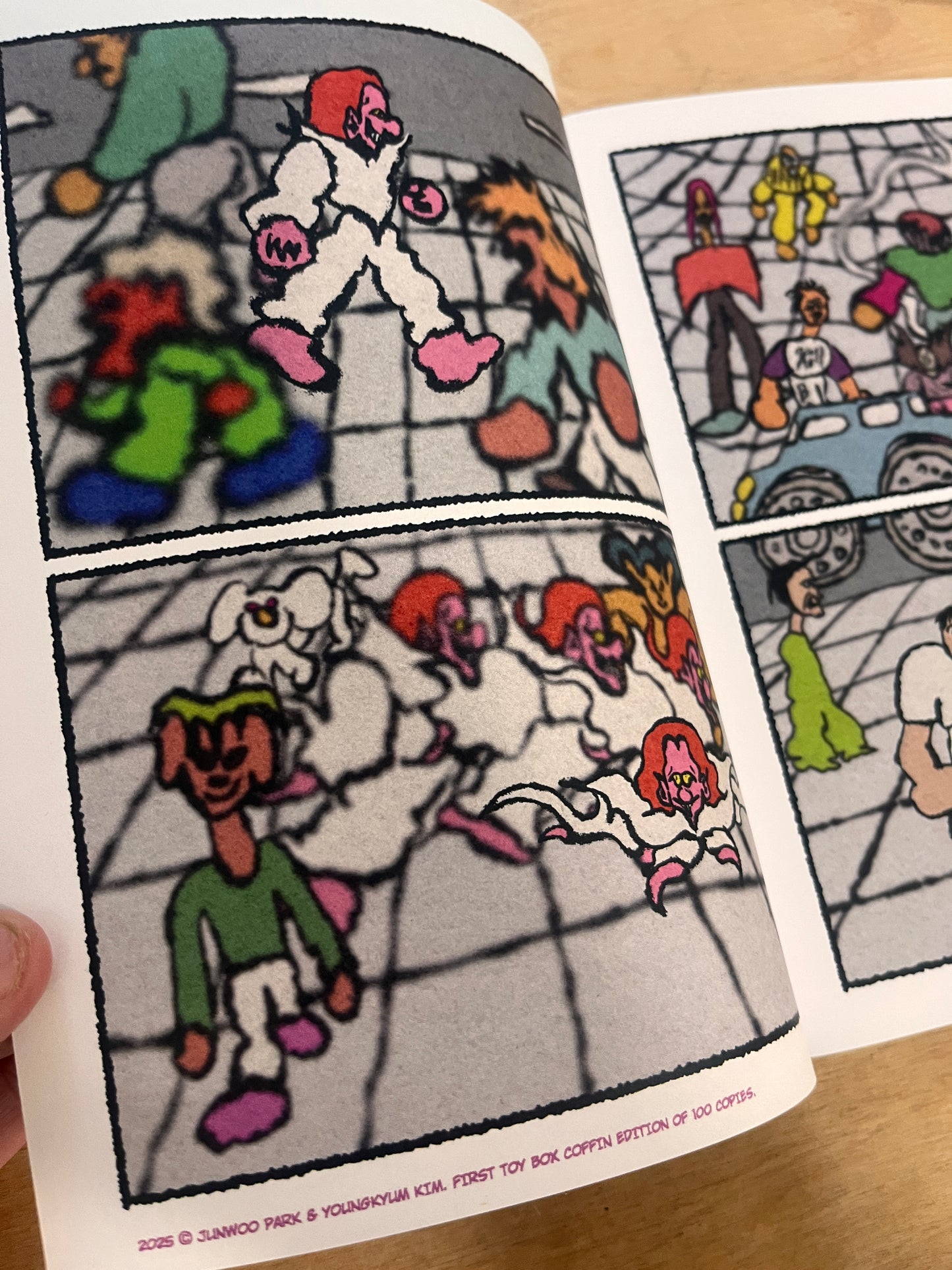 JUNWOO PARK & YOUNGKYUM KIM Split Zine! (TOYBOXCOFFIN LIMITED EDITION OF 100 COPIES!)