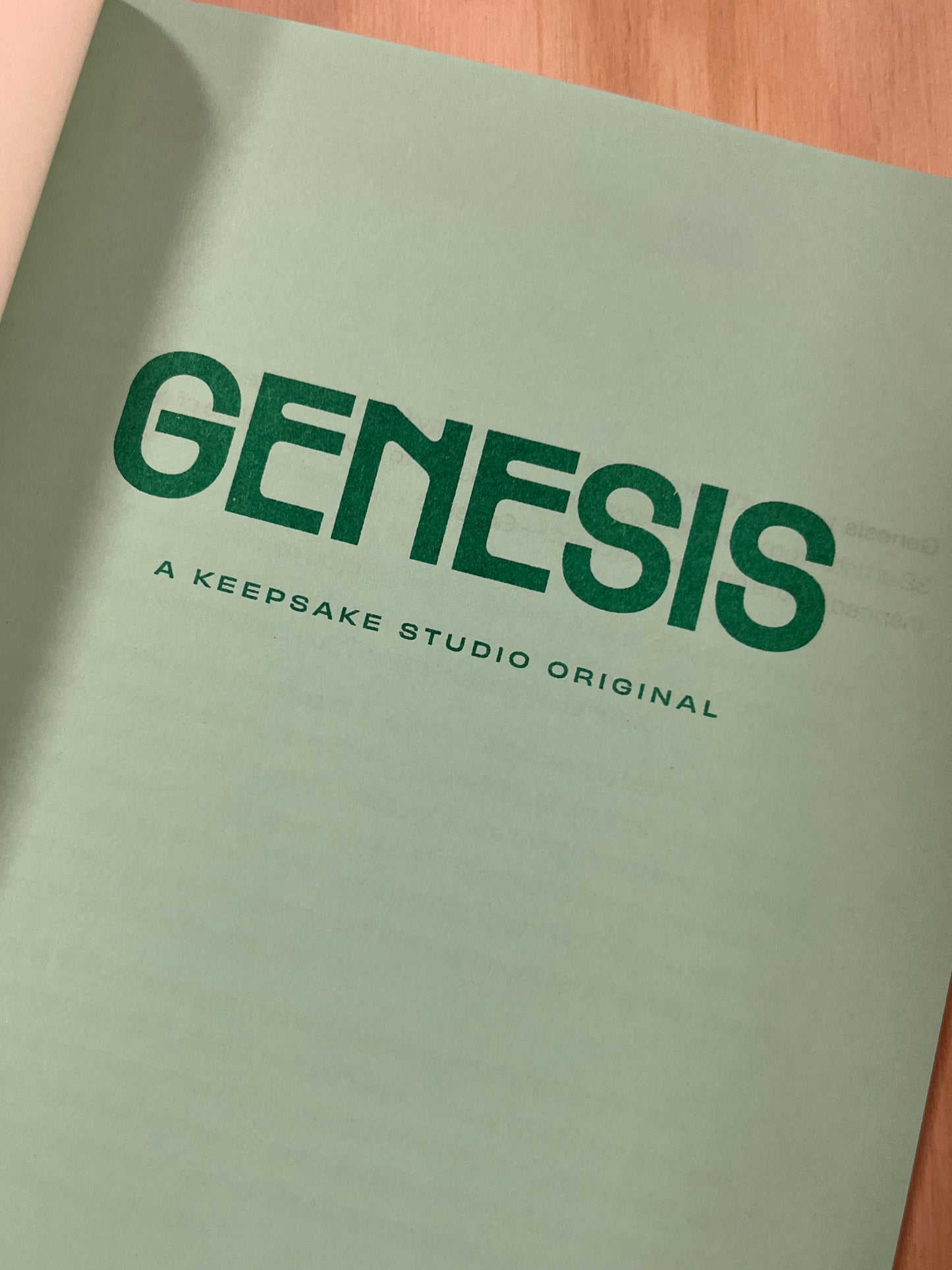 Genesis: A Keepsake Studio Original