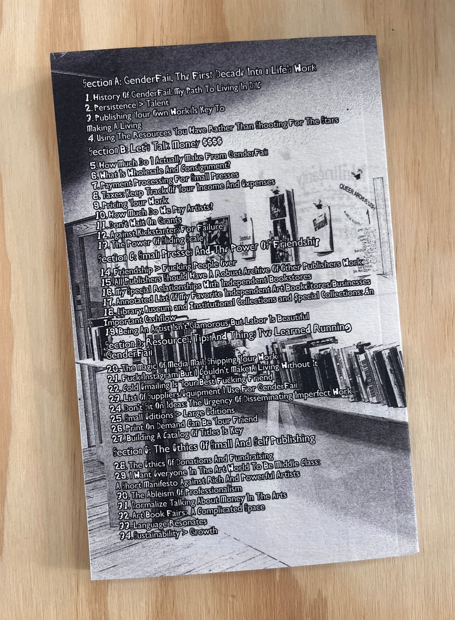 Publishing now: GenderFail’s working class guide to making a living off self publishing 2nd Edition