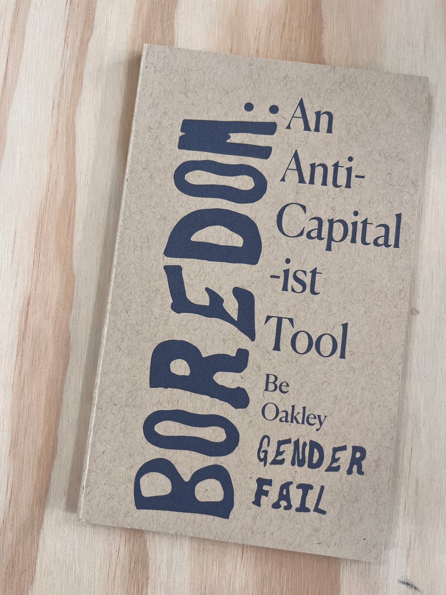 Boredom: An Anti-Capital-ist Tool