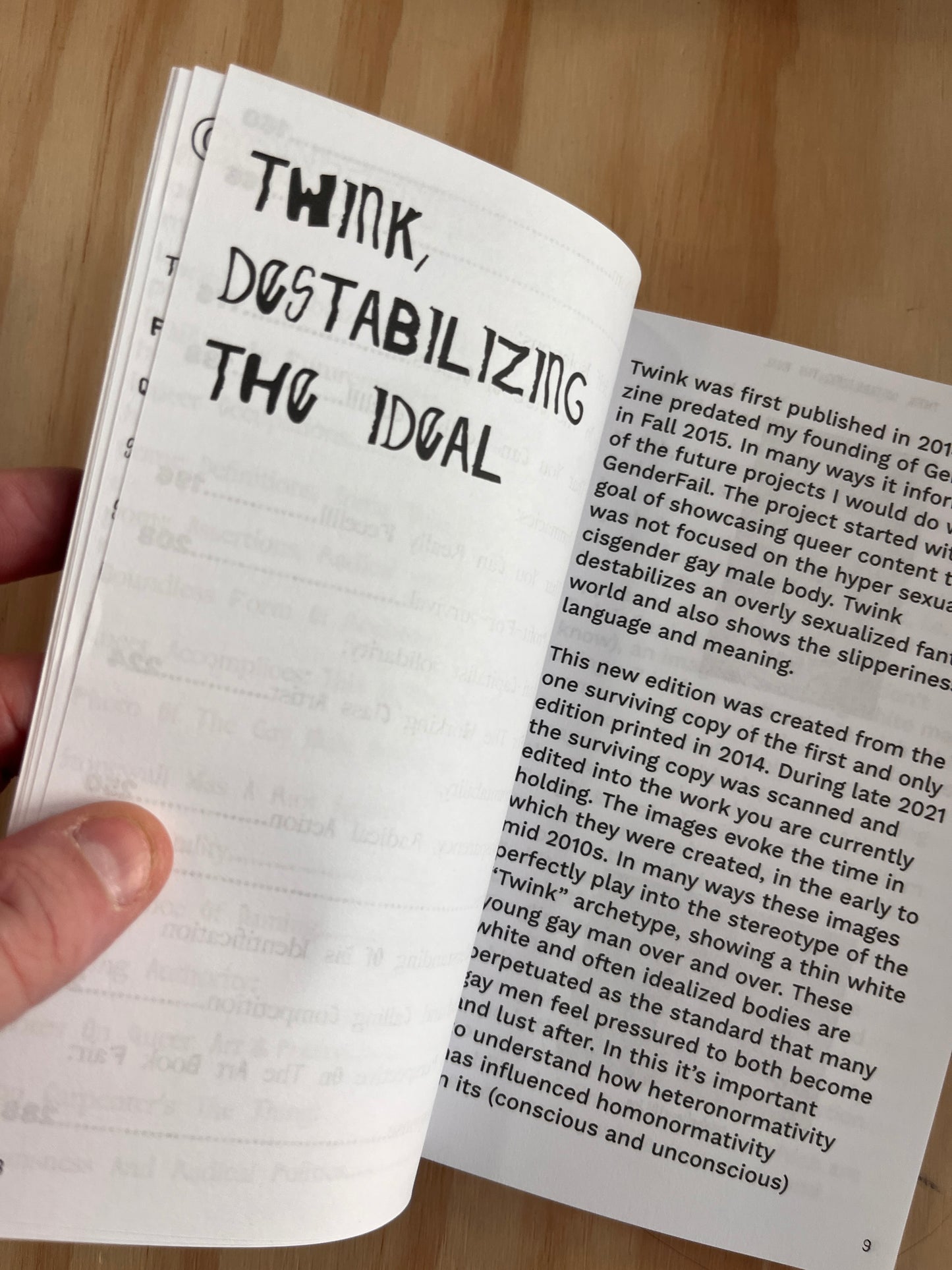 GenderFail, A Decade of Queer and Trans Liberatory Writings Ed by Be Oakley