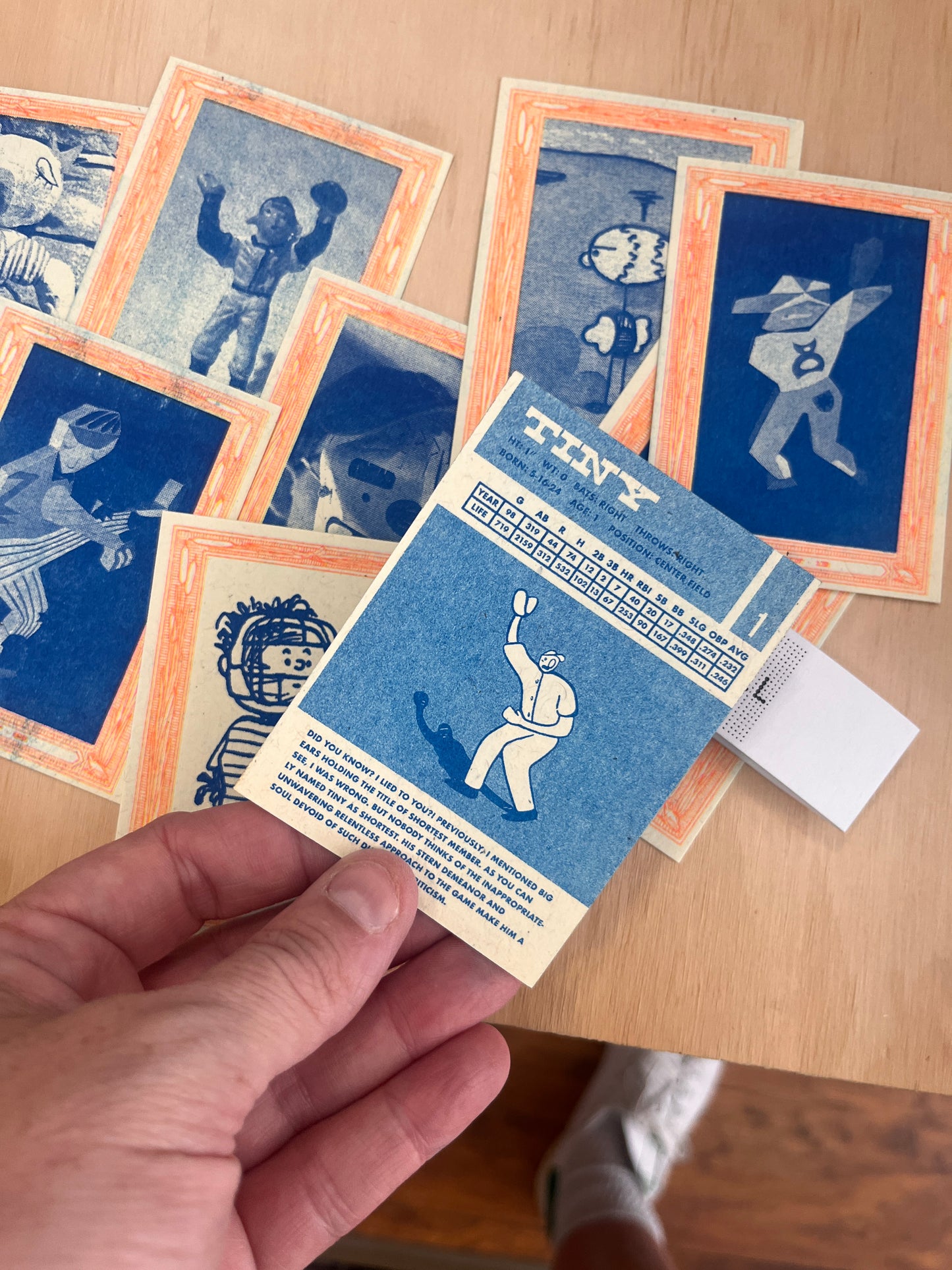 Nine Baseball Cards