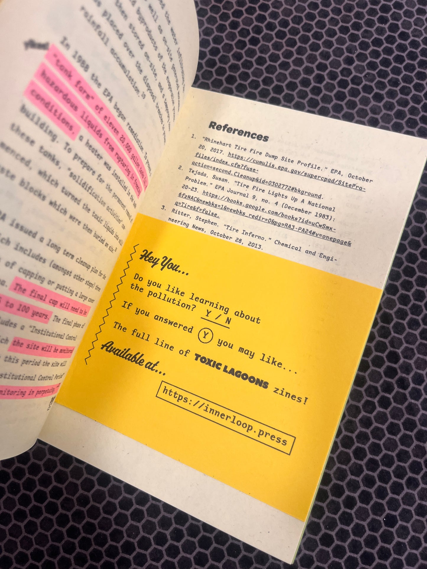 Toxic Lagoons: southern edition zine