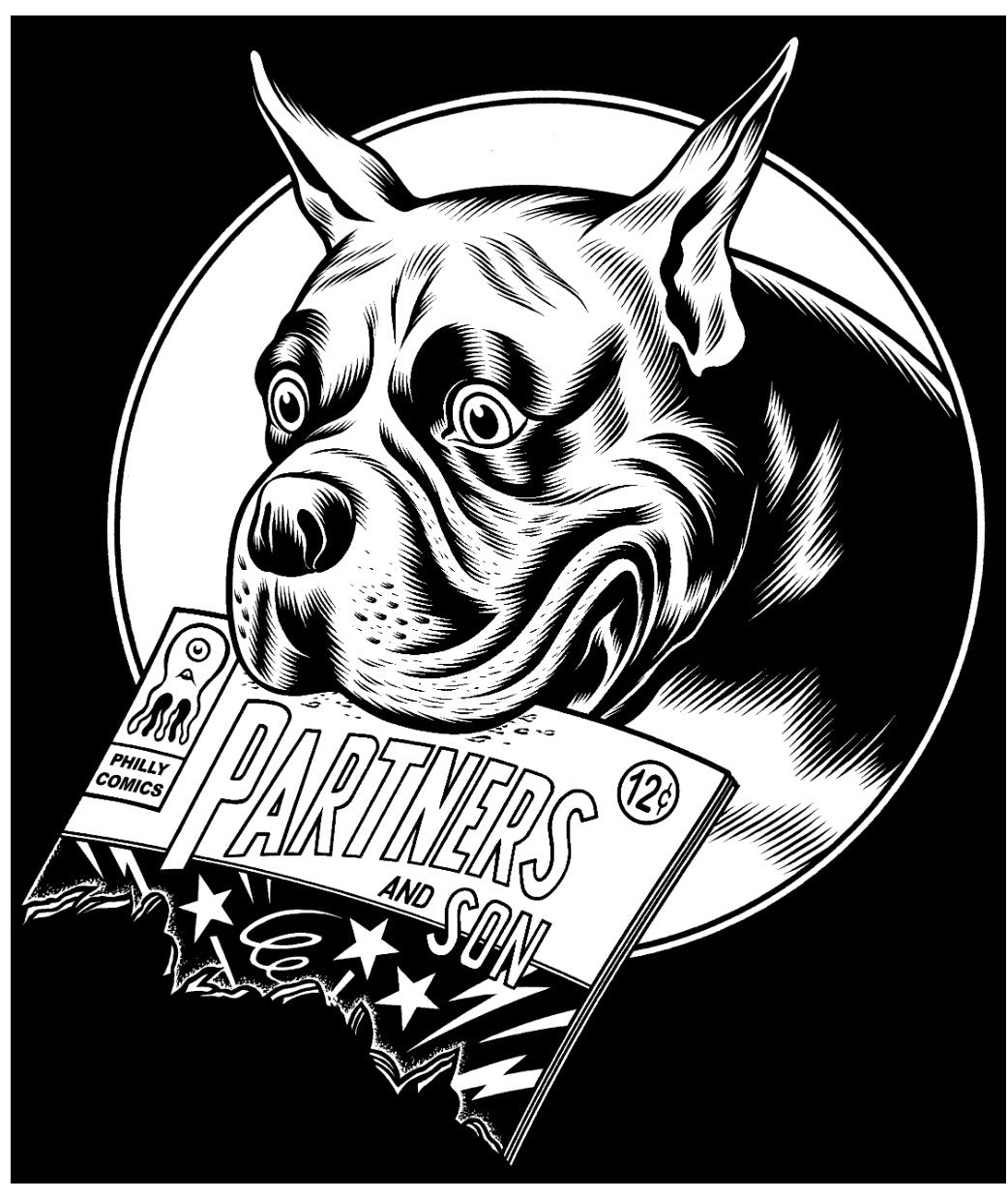 NEW Partners and Son T-Shirt designed by CHARLES BURNS!