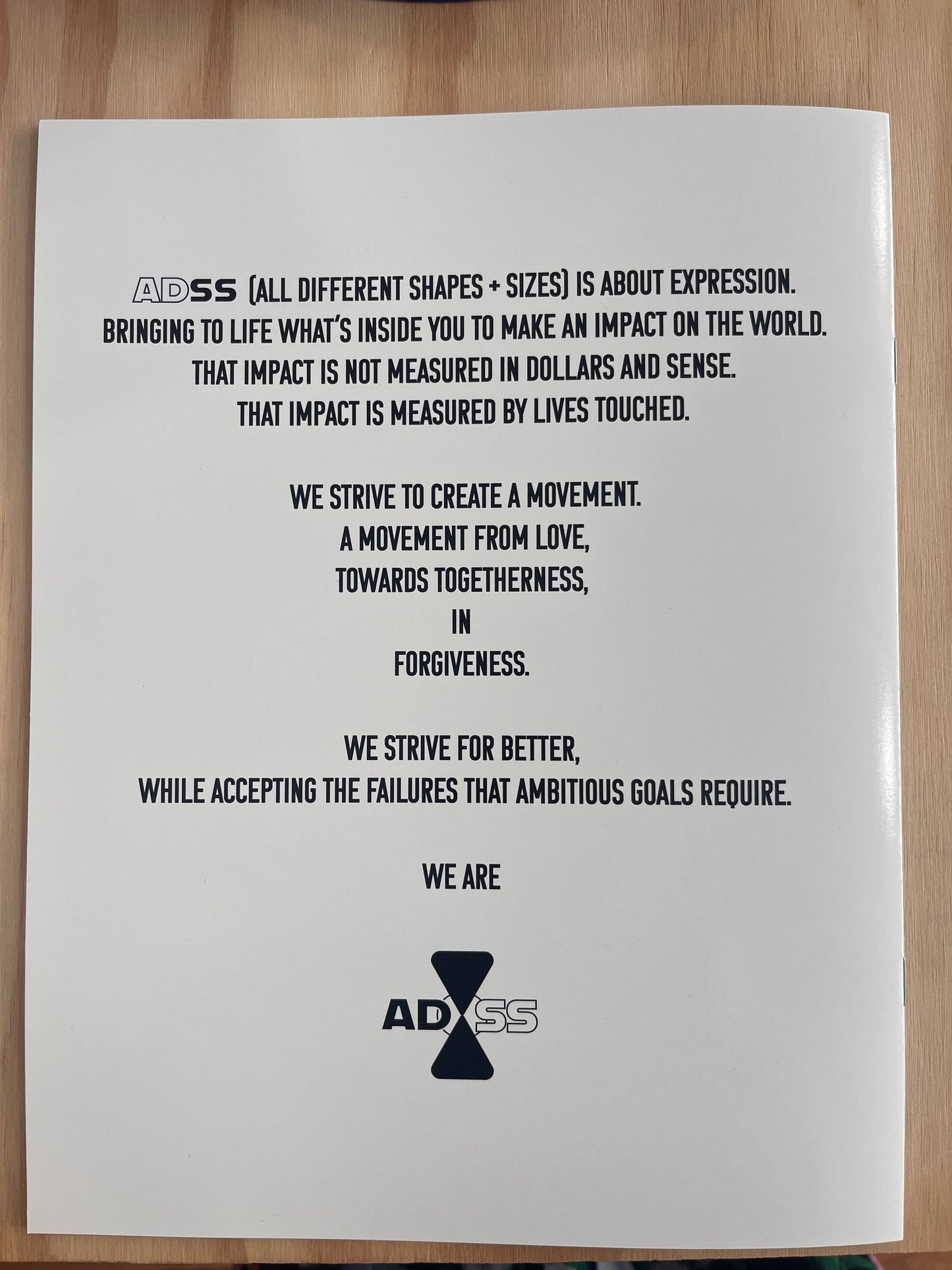 ADSS: Thoughts and Feelings about Being Human