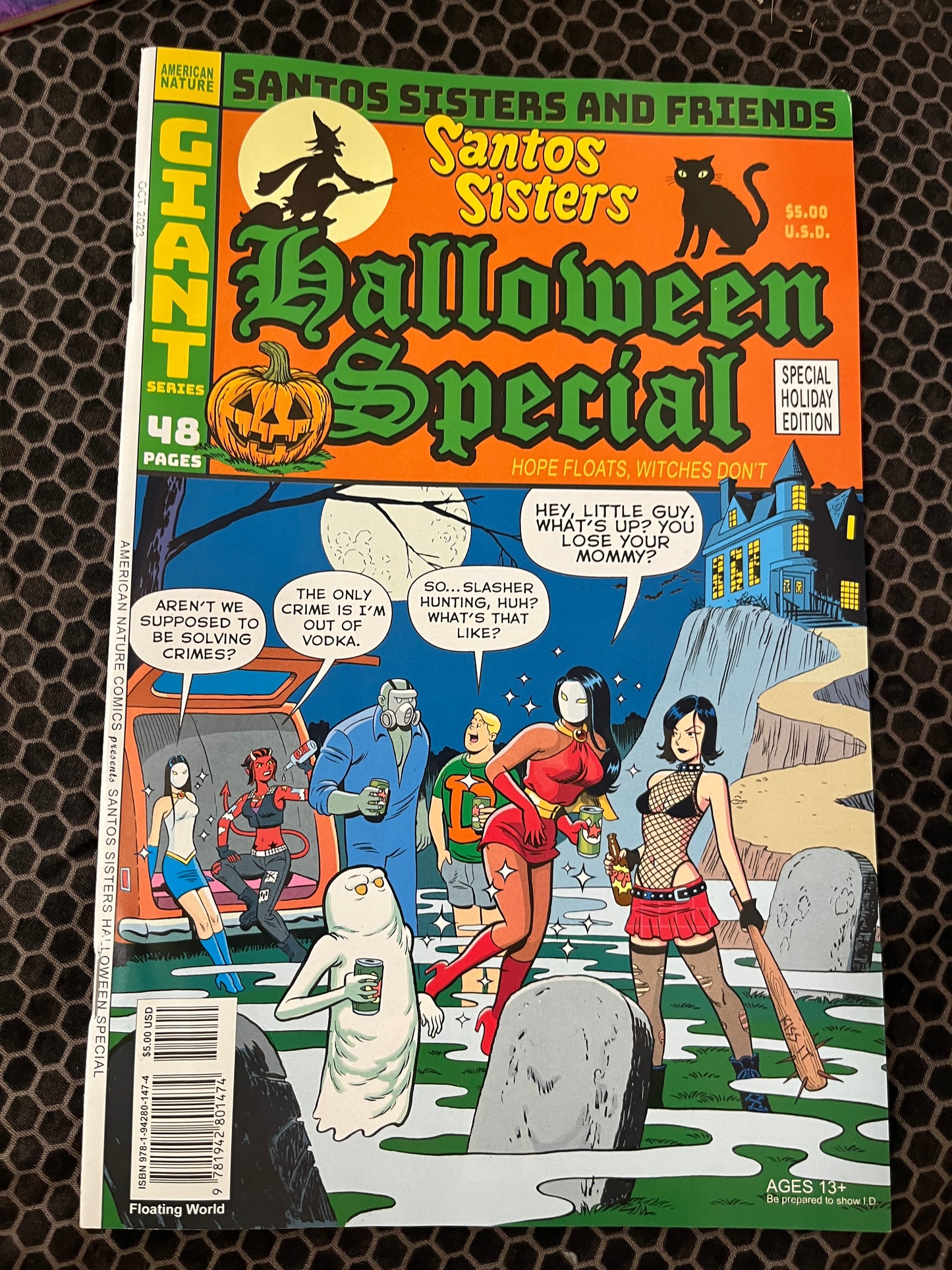 Santos sisters Halloween regular ghost
