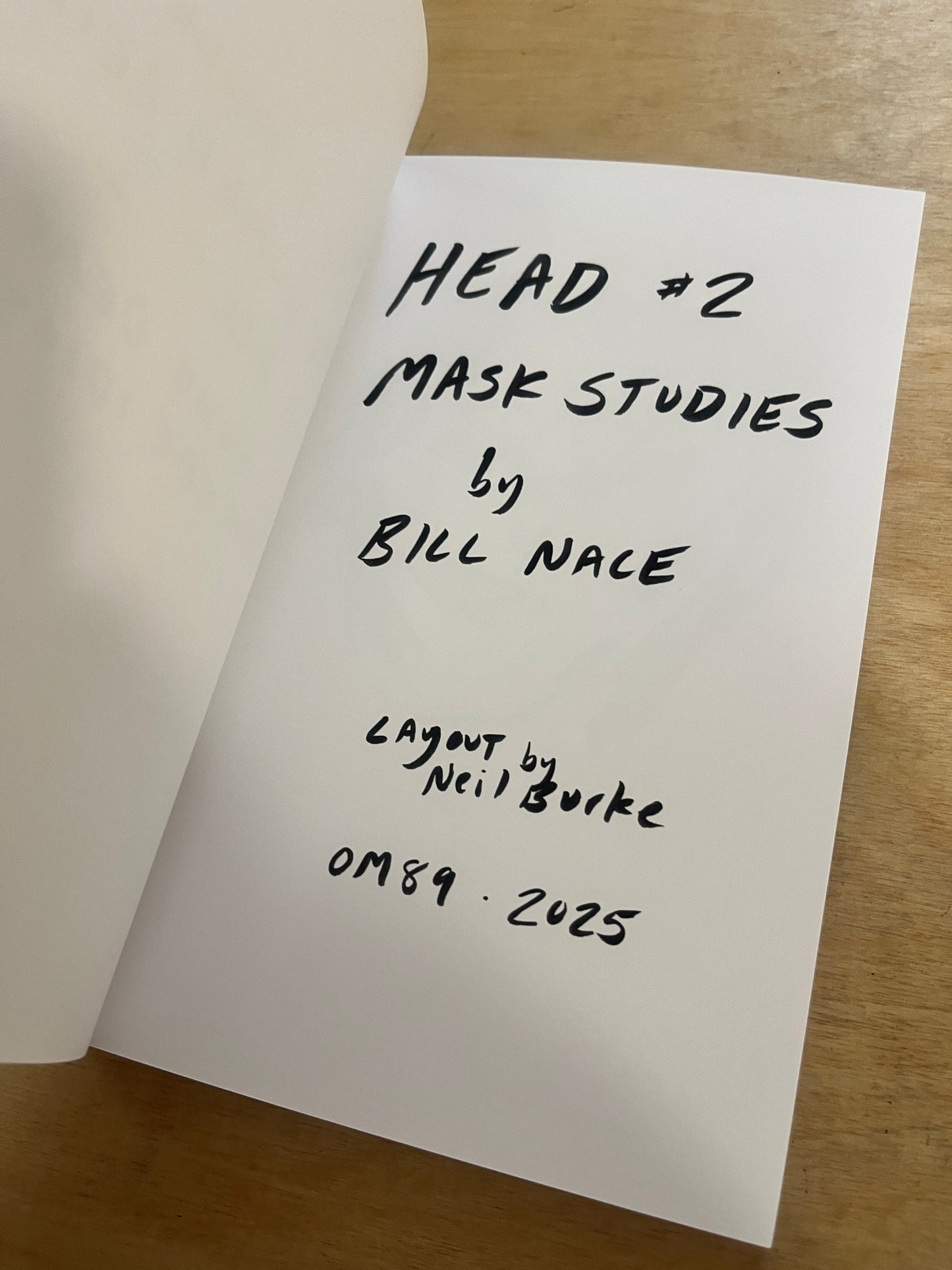 Head #2: Mask Studies by Bill Nace