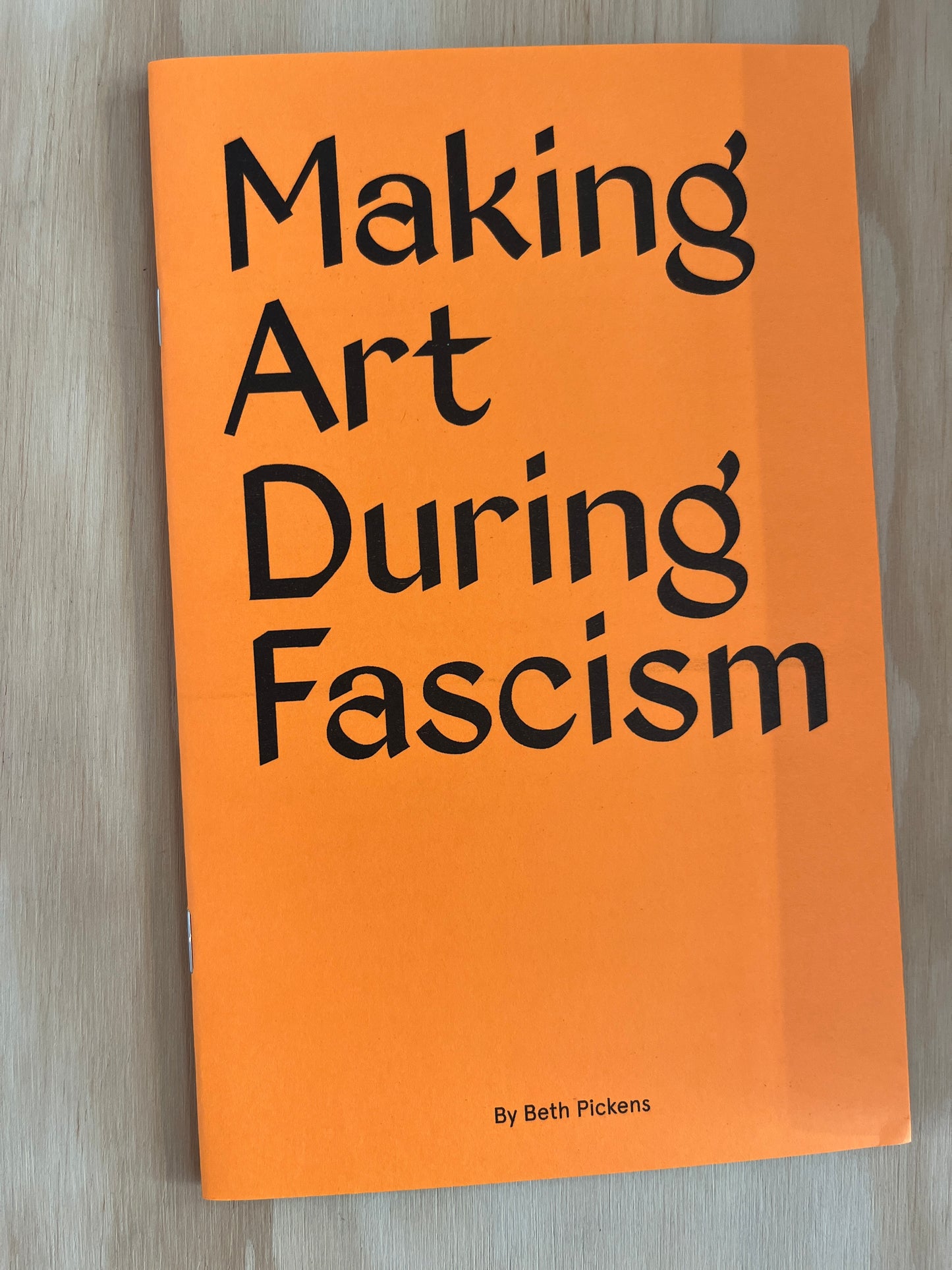 Making Art During Fascism