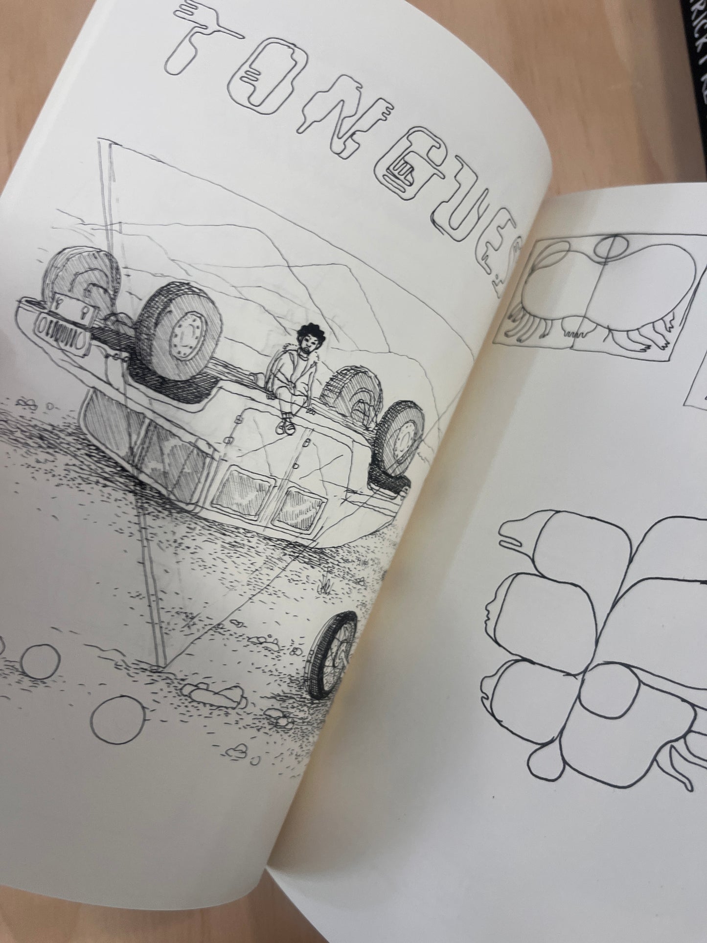 Tongues Process Sketches + Outtakes by Anders Nilsen