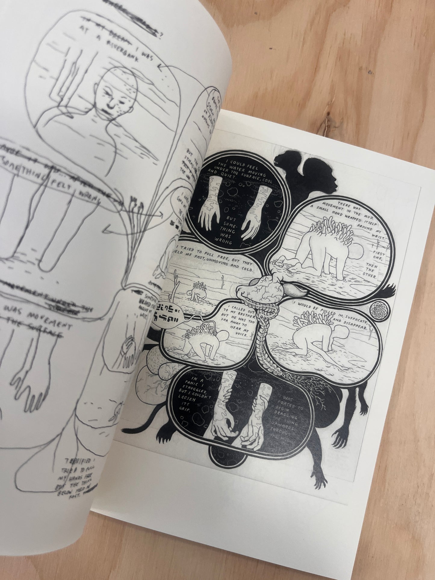 Tongues Process Sketches + Outtakes by Anders Nilsen