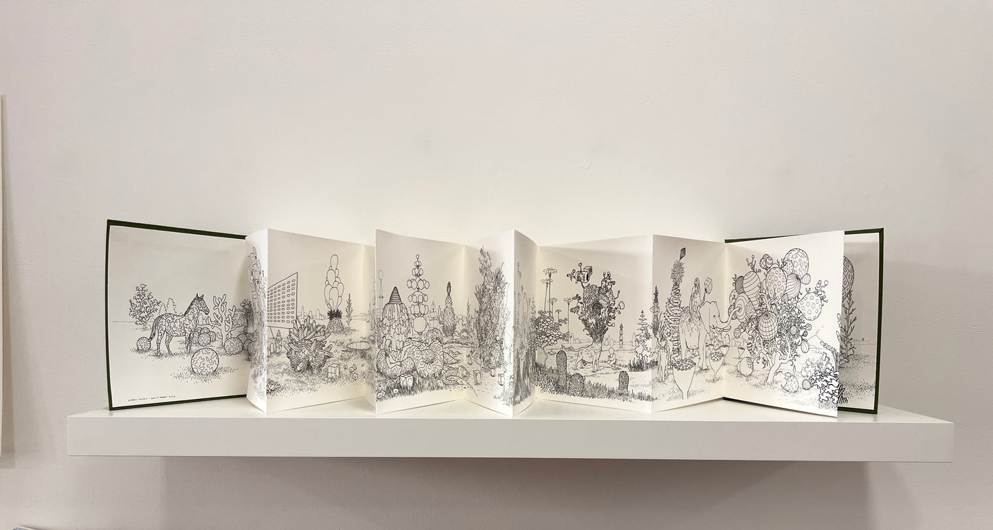 Adam and Eve Sneak Back into the Garden to Steal More Apples – Accordion Book (Artist Proof)