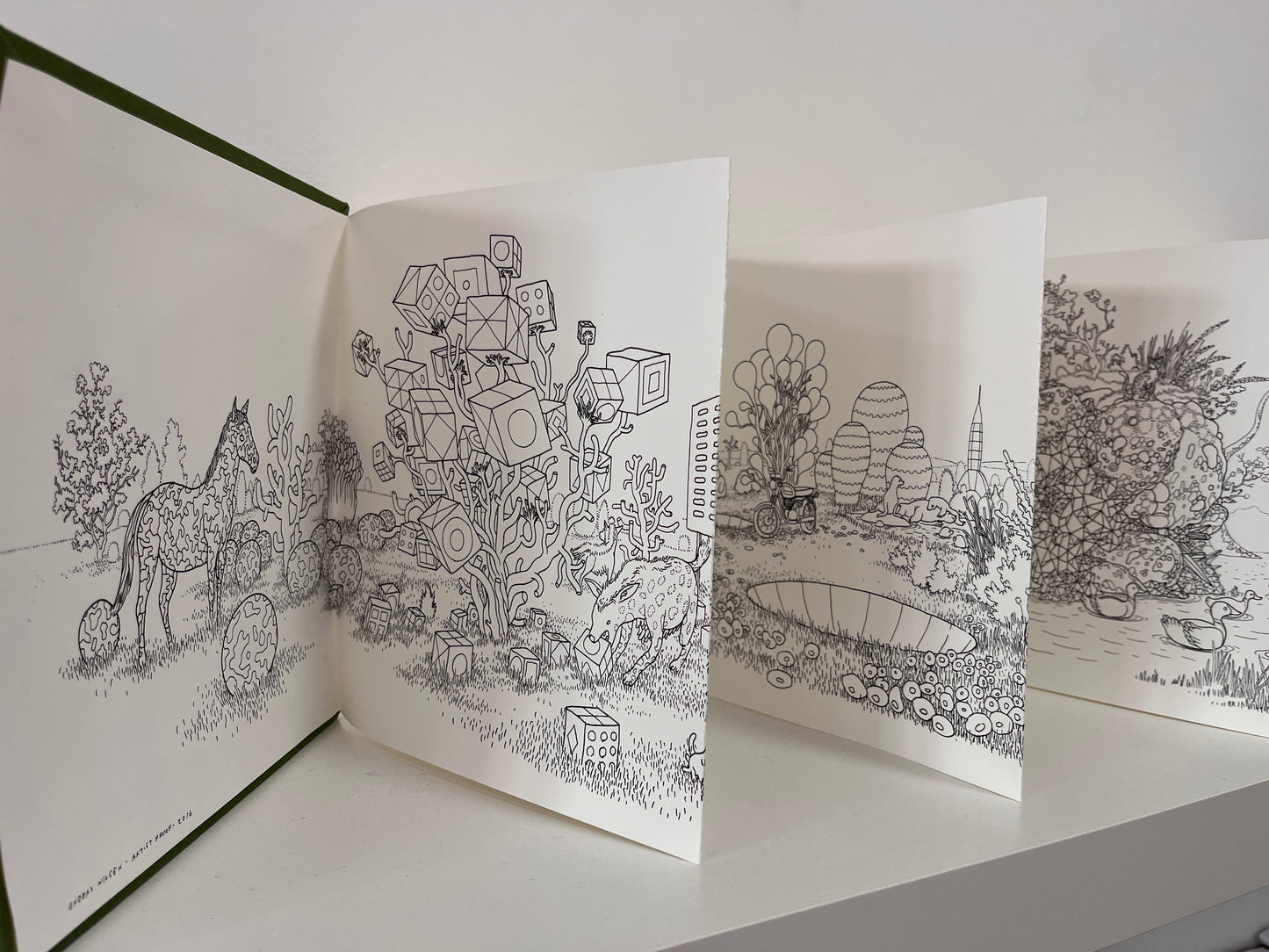 Adam and Eve Sneak Back into the Garden to Steal More Apples – Accordion Book (Artist Proof)
